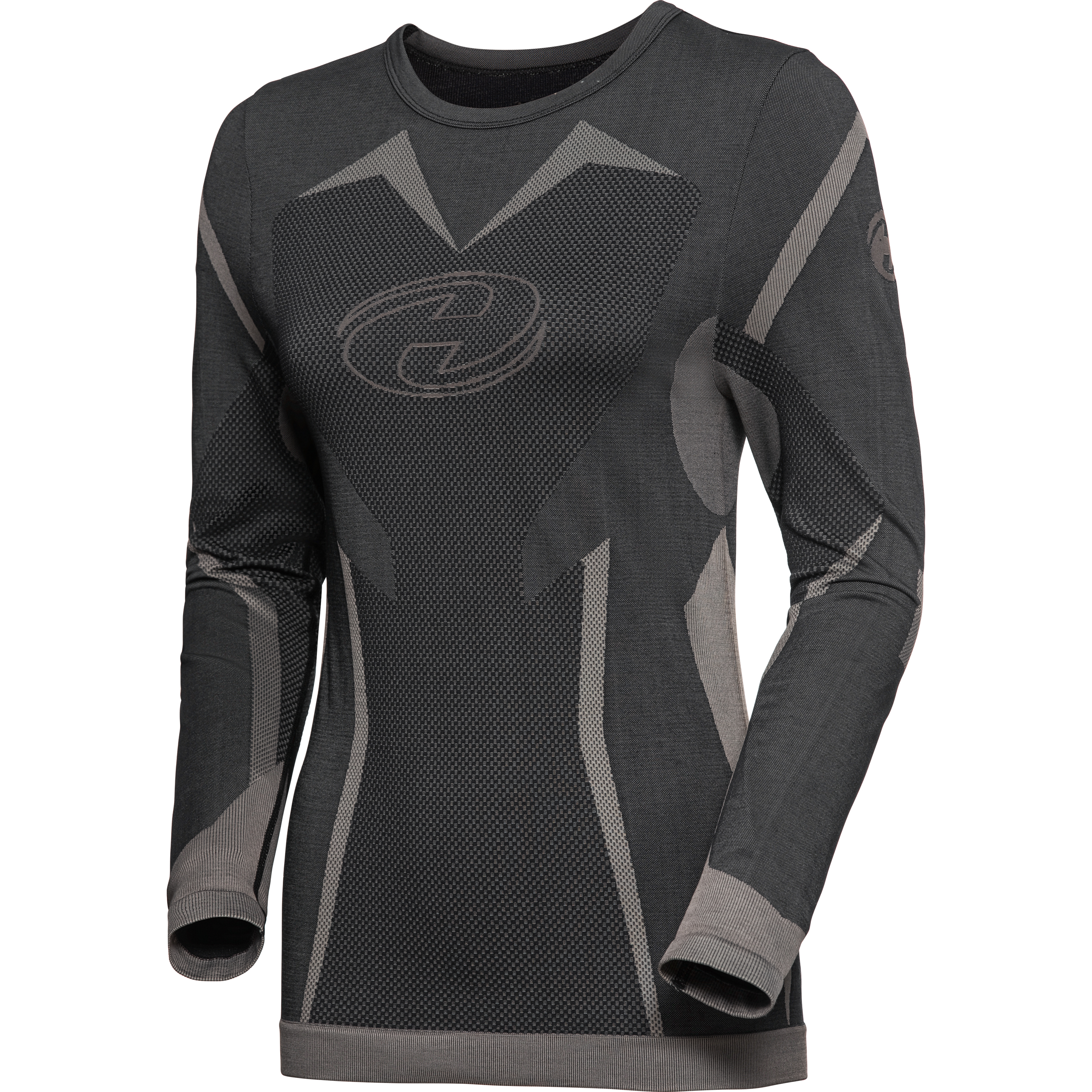 Held Funktionsshirt langarm SMU schwarz/grau M - Motorradbekleidung - Wetterschutzkleidung
