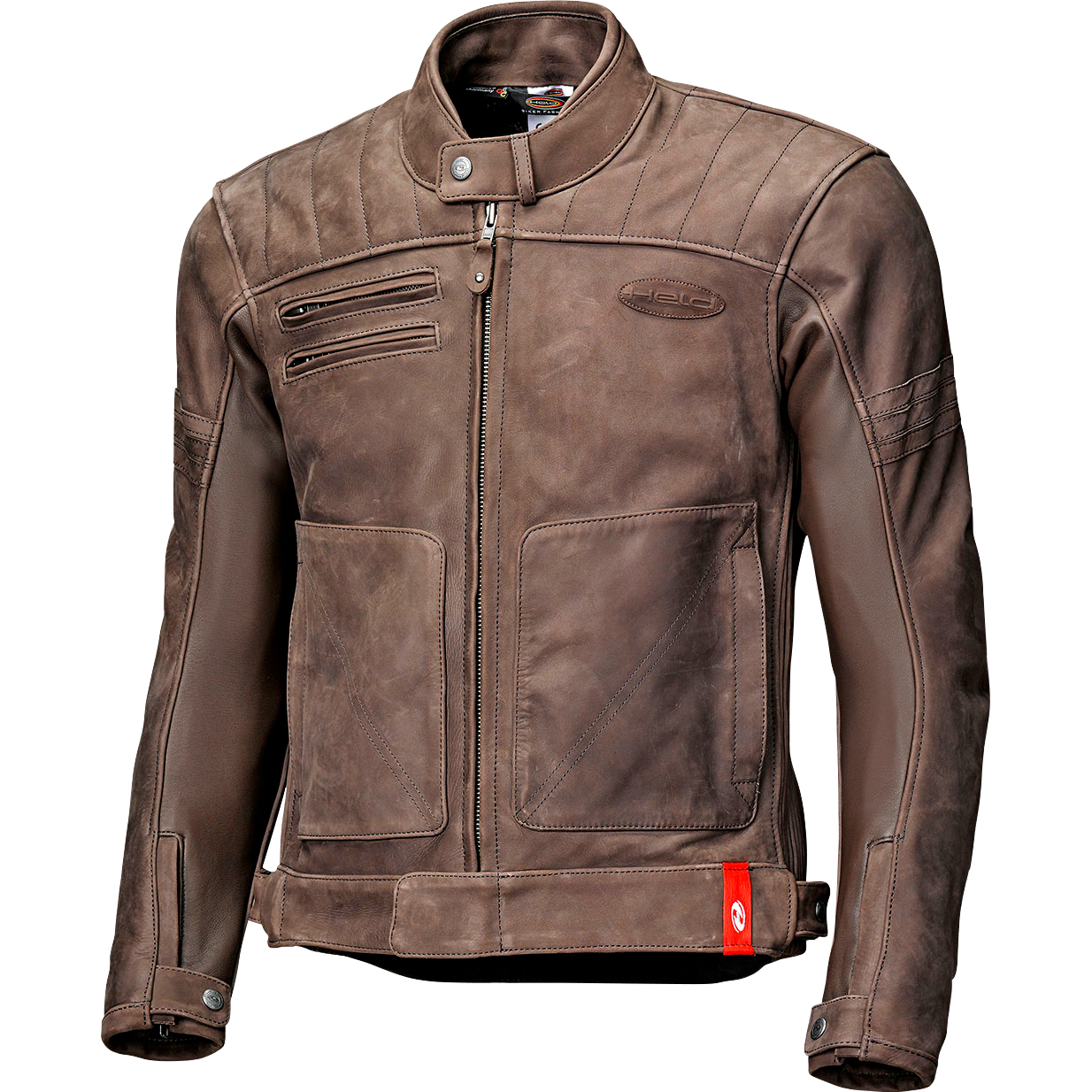 Held Hot Rock Lederjacke braun 48 - Motorradbekleidung - Motorradjacken