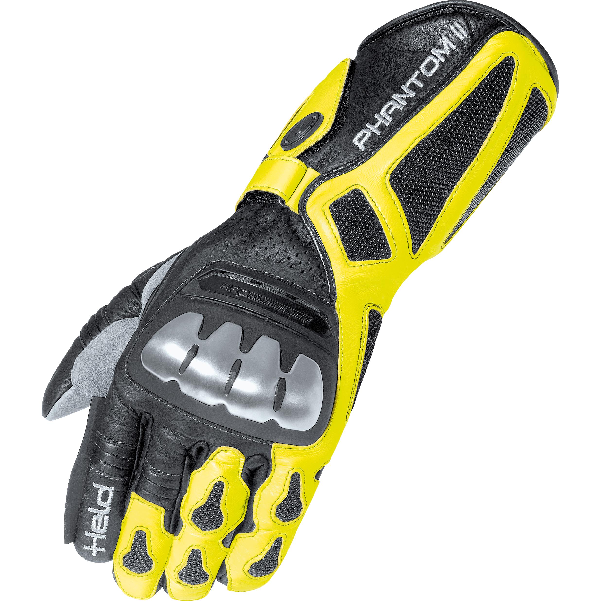 Held Phantom II Handschuh schwarz/neongelb 8 - Motorradbekleidung - Motorradhandschuhe