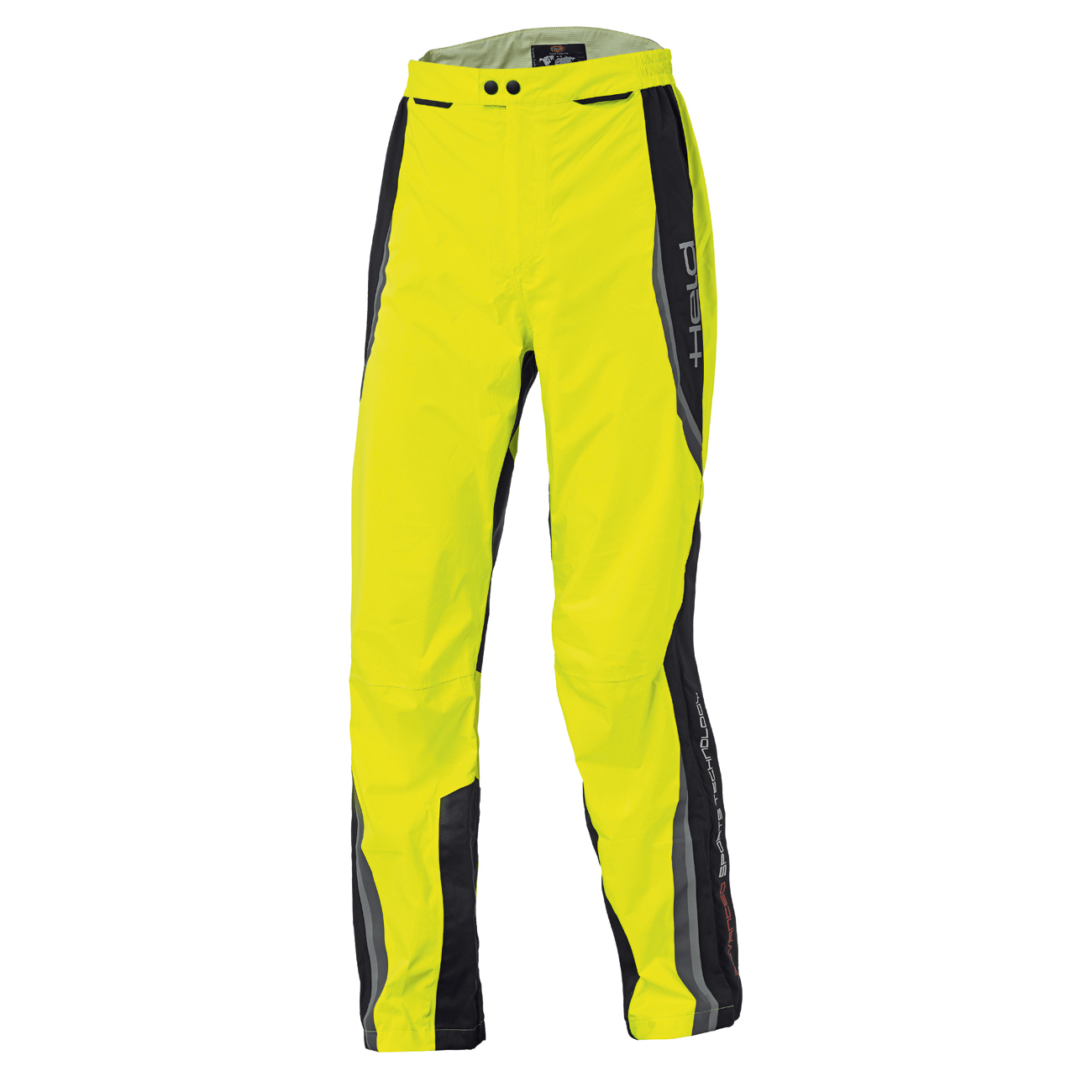 Held Rainblock 2 Regenhose schwarz/neongelb L - Motorradbekleidung - Wetterschutzkleidung