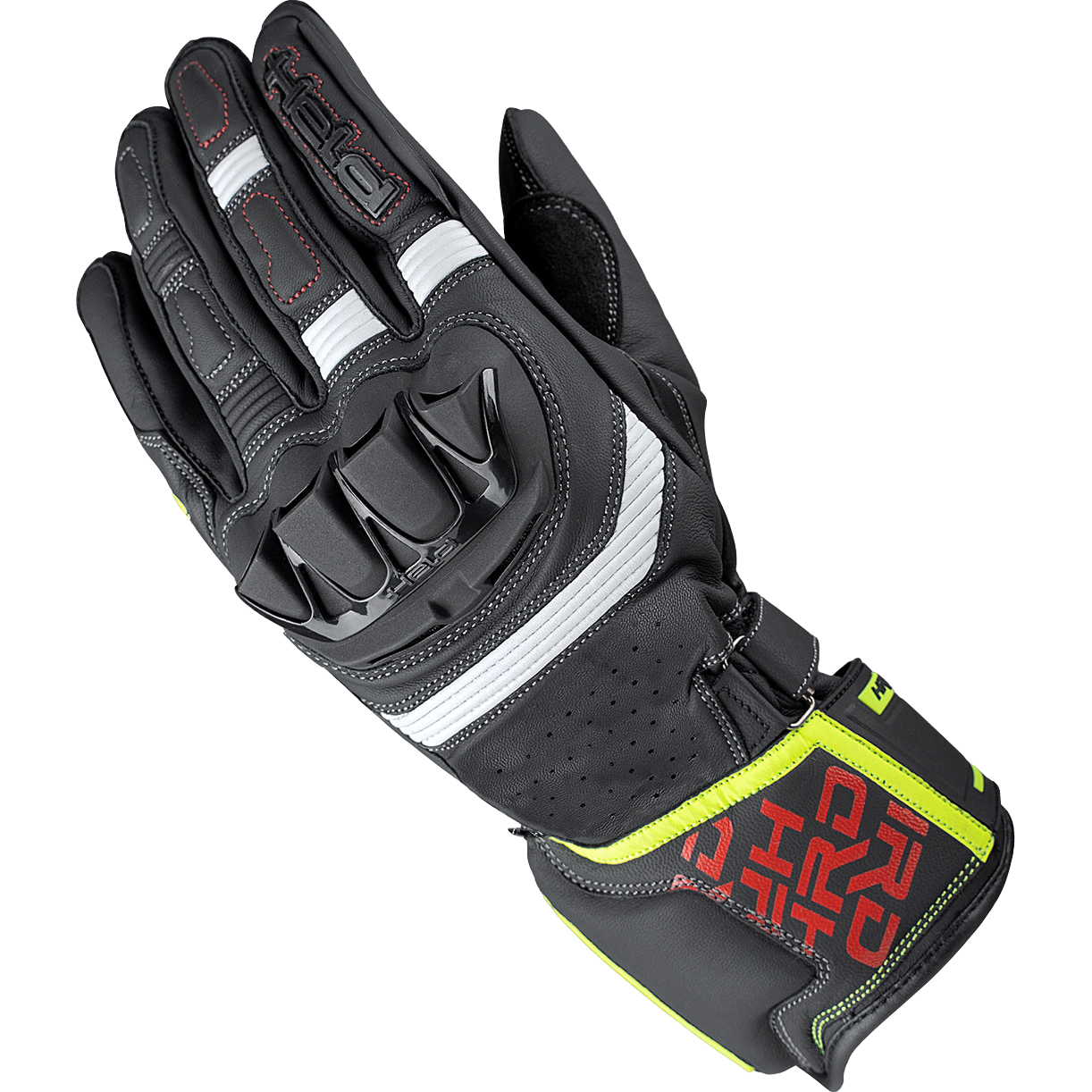 Held Revel 3.0 Lederhandschuh lang rot 11 - Motorradbekleidung - Sport Motorradbekleidung