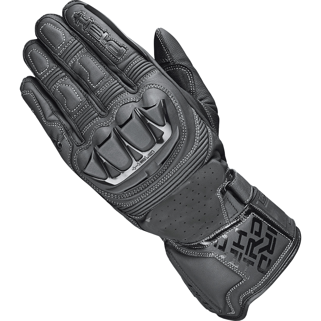 Held Revel 3.0 Lederhandschuh lang schwarz 12 - Motorradbekleidung - Sport Motorradbekleidung
