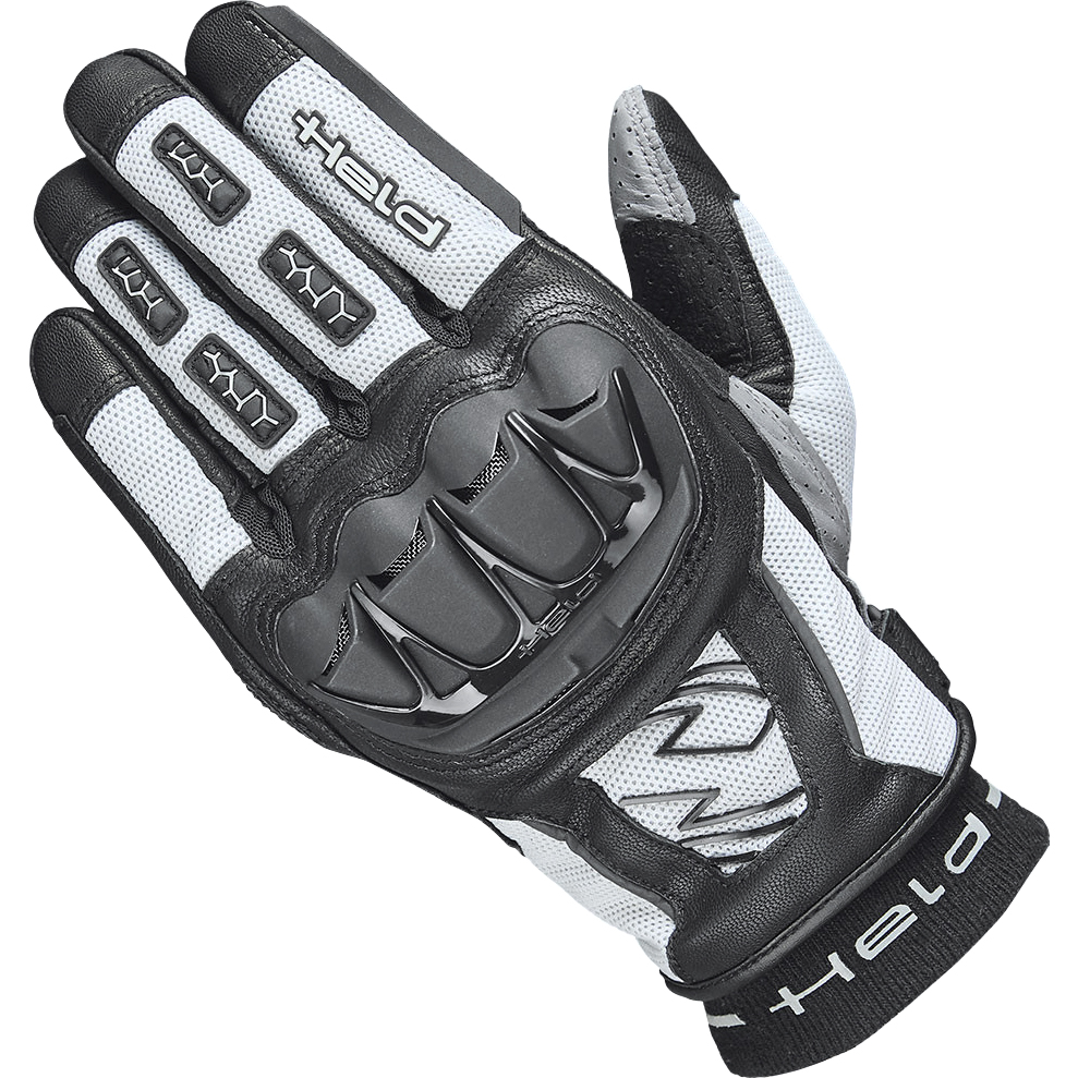 Held Sambia KTC Leder-/Textilhandschuh kurz grau 11 - Motorradbekleidung - Motorradhandschuhe