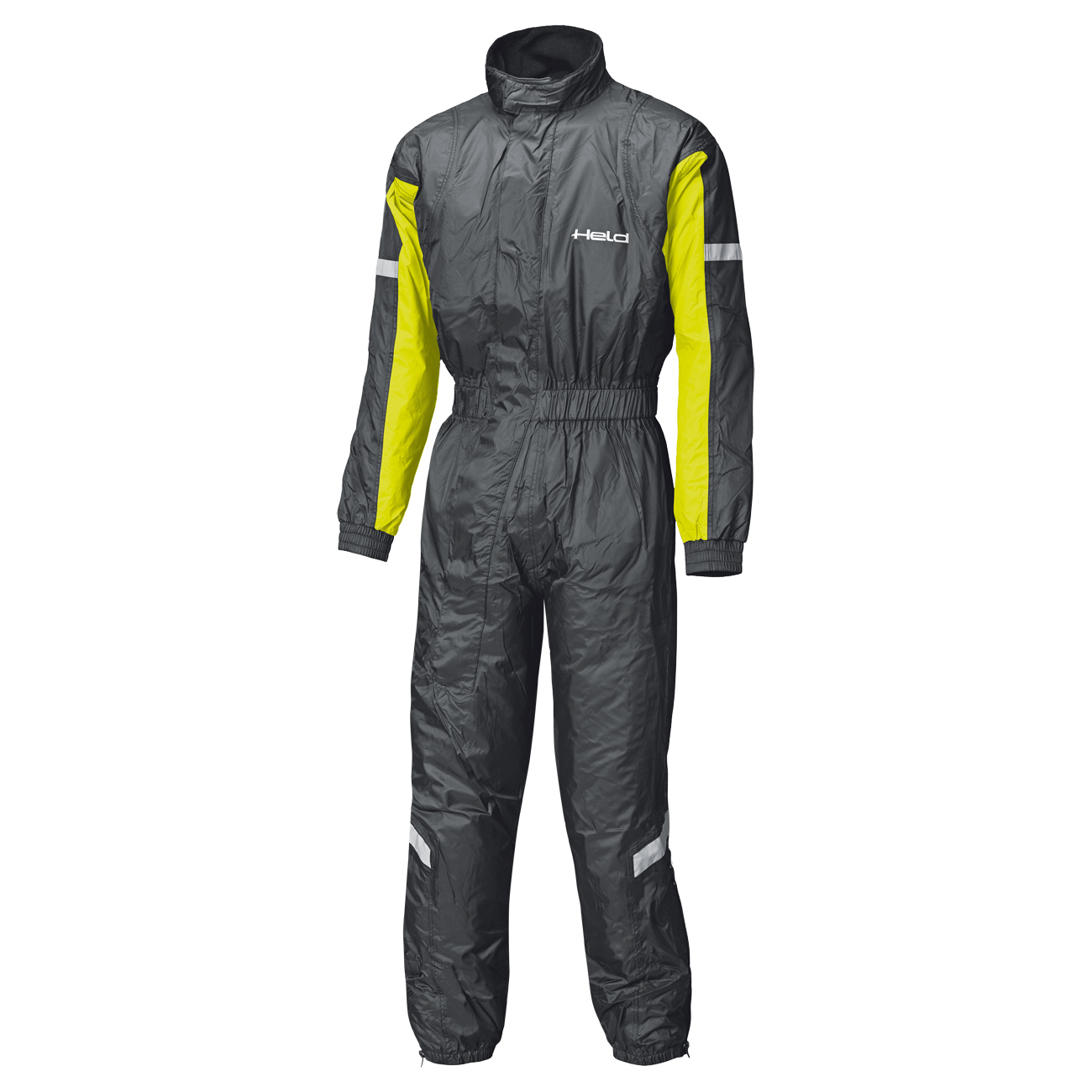 Held Splash II Regenkombi 1-tlg. schwarz/neongelb 5XL - Motorradbekleidung - Wetterschutzkleidung