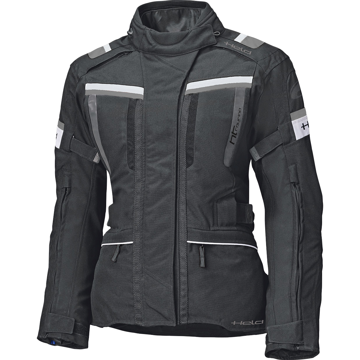 Held Tourino Top Damen Textiljacke schwarz/weiß 4XL Bauch - Motorradbekleidung - Motorradjacken