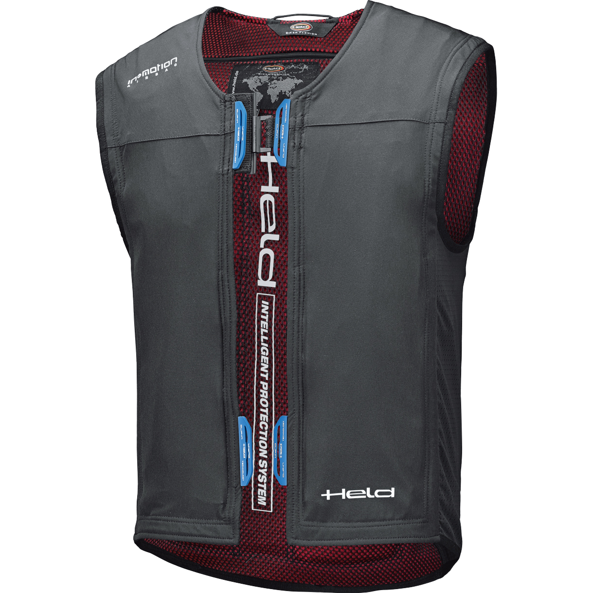 Held eVest Clip-In Airbag Weste schwarz XXL - Motorradbekleidung - Protektoren & Sicherheit