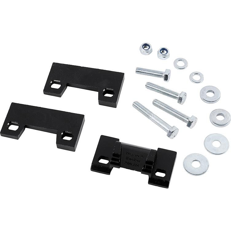 Hepco & Becker Adapter mit Schrägplatte Alu-Koffer an Träger 710081 - Motorradzubehör - Motorradgepäck
