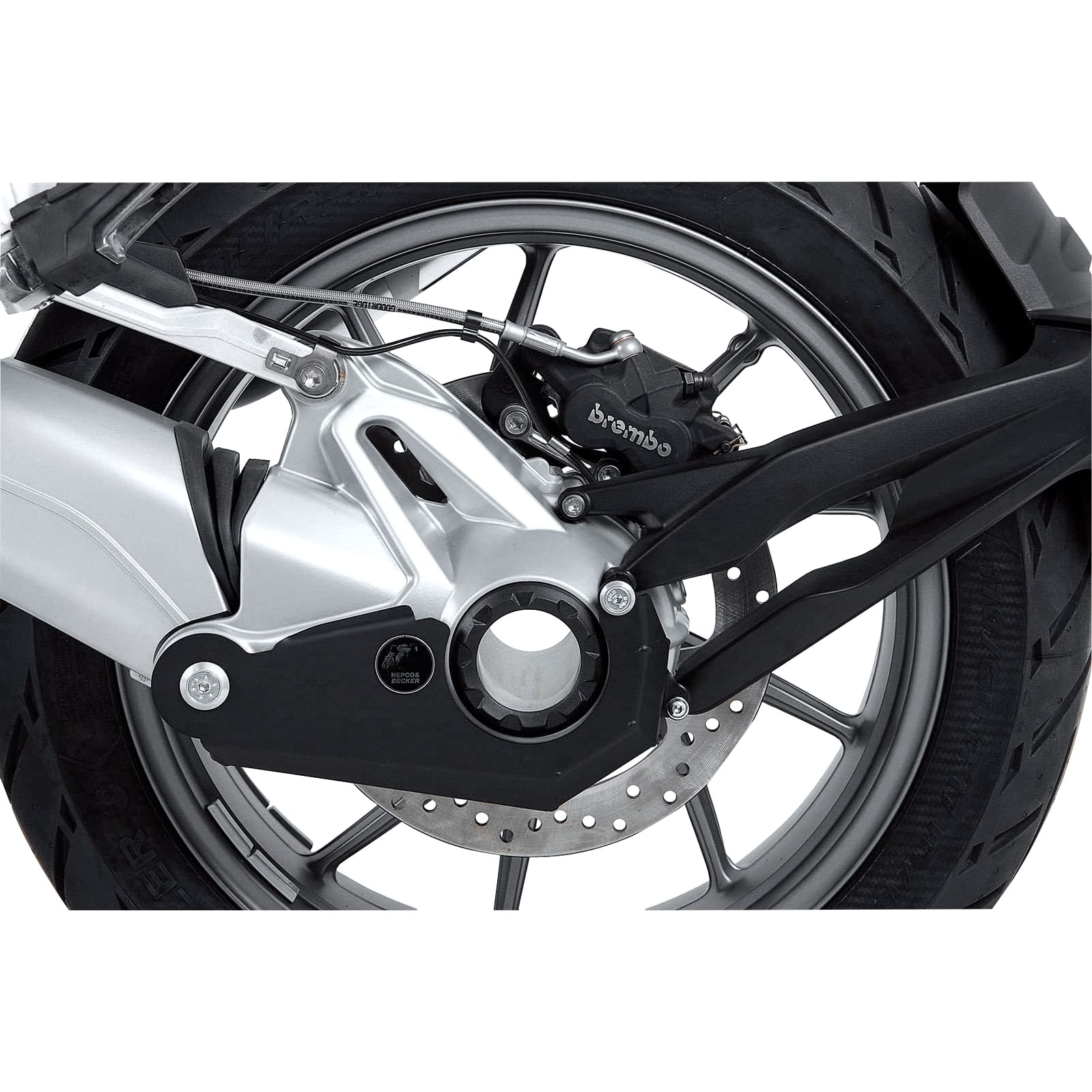 Hepco & Becker Alu Kardanschutzplatte für BMW R 1200 GS Adventure 2014-2018 - Motorradteile & Ersatzteile - Anbauteile