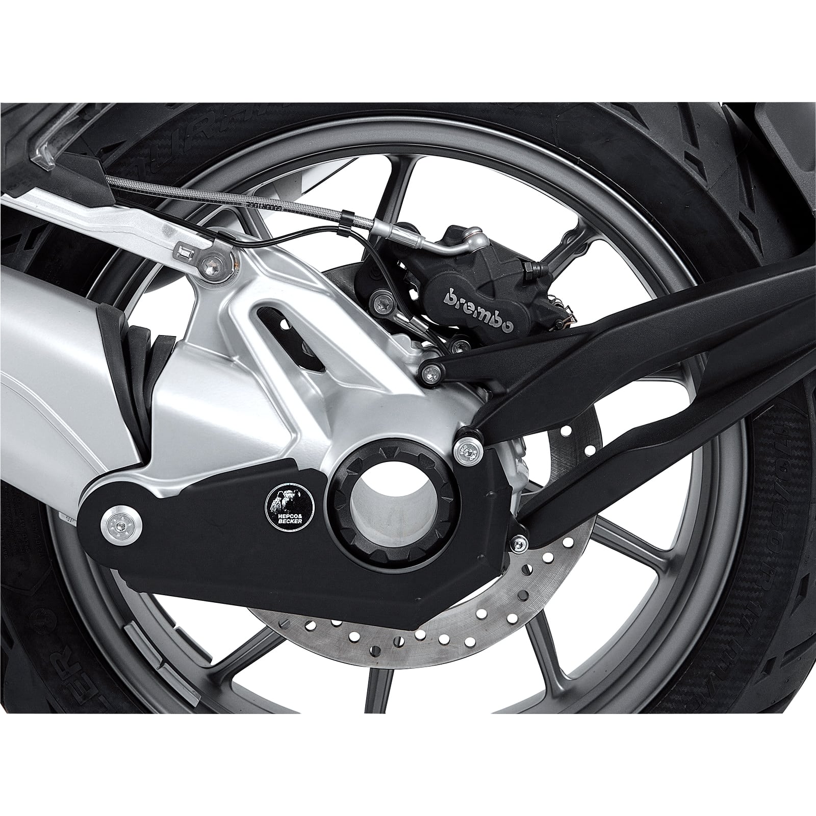 Hepco & Becker Alu Kardanschutzplatte schwarz für BMW R 1250 GS Adventure - Motorradteile & Ersatzteile - Anbauteile