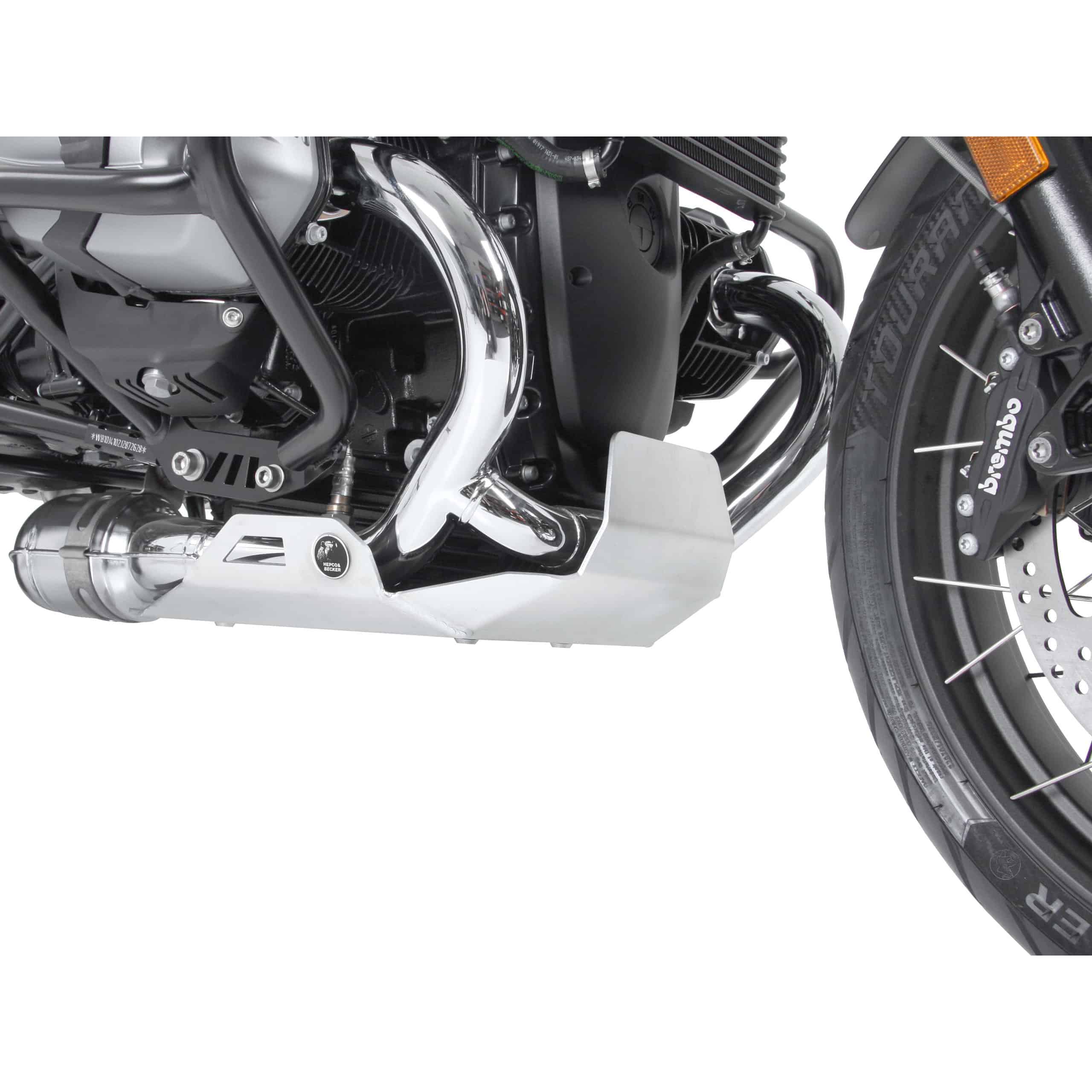 Hepco & Becker Alu Motorschutz für BMW R nineT Pure silber - Motorradteile & Ersatzteile - Verkleidungen & Abdeckungen