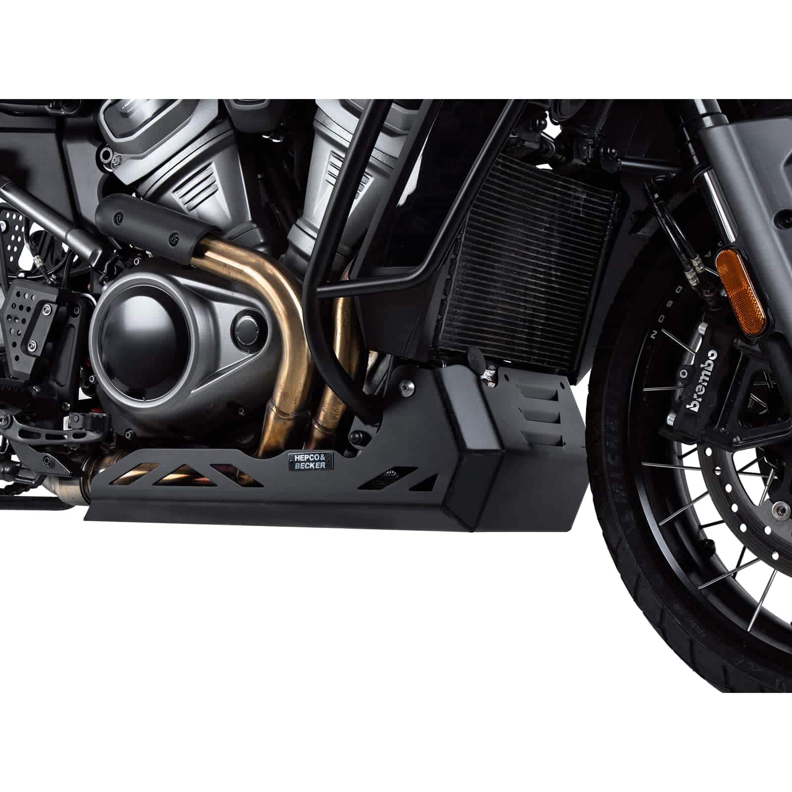 Hepco & Becker Alu Motorschutz schwarz für Harley-Davidson Pan America 1250 - Motorradteile & Ersatzteile - Verkleidungen & Abdeckungen