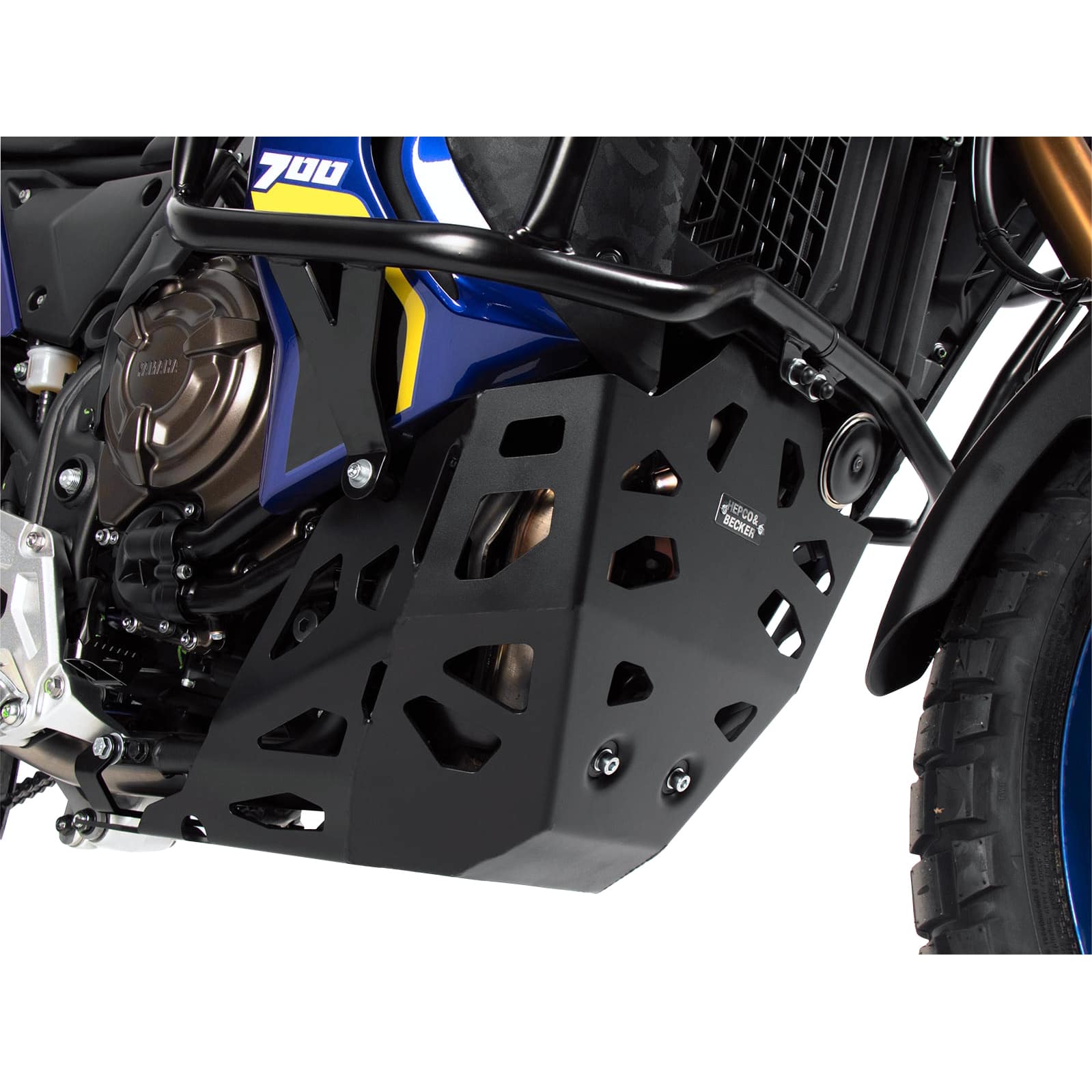 Hepco & Becker Alu Motorschutz schwarz für Yamaha Tenere 700 World Raid - Motorradteile & Ersatzteile - Verkleidungen & Abdeckungen