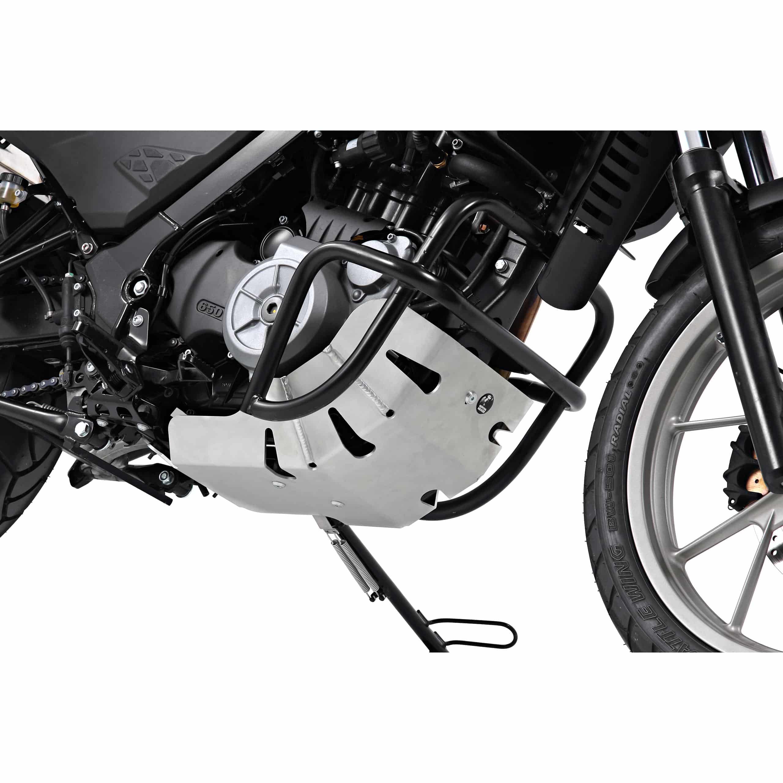 Hepco & Becker Alu Motorschutz silber für BMW G 650 GS /Sertao 2011-2016 - Motorradteile & Ersatzteile - Verkleidungen & Abdeckungen