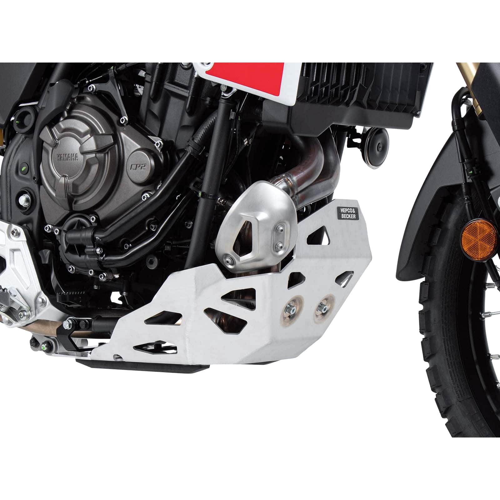 Hepco & Becker Alu Motorschutz silber für Yamaha Tenere 700 2021-2024 - Motorradteile & Ersatzteile - Verkleidungen & Abdeckungen