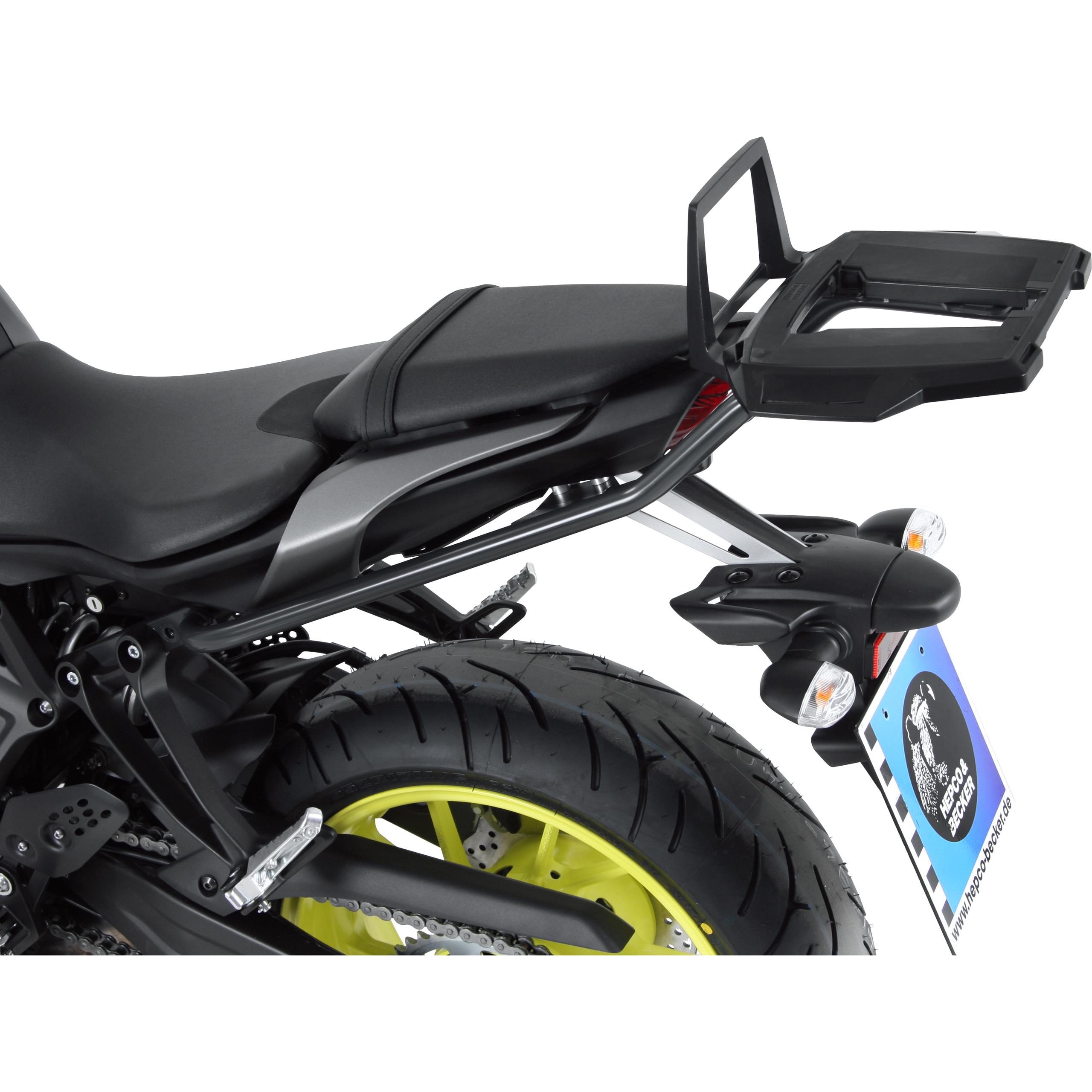 Hepco & Becker Alurack Gepäckbrücke anthrazit für Yamaha MT-07 2018-2020 - Motorradzubehör - Motorradgepäck
