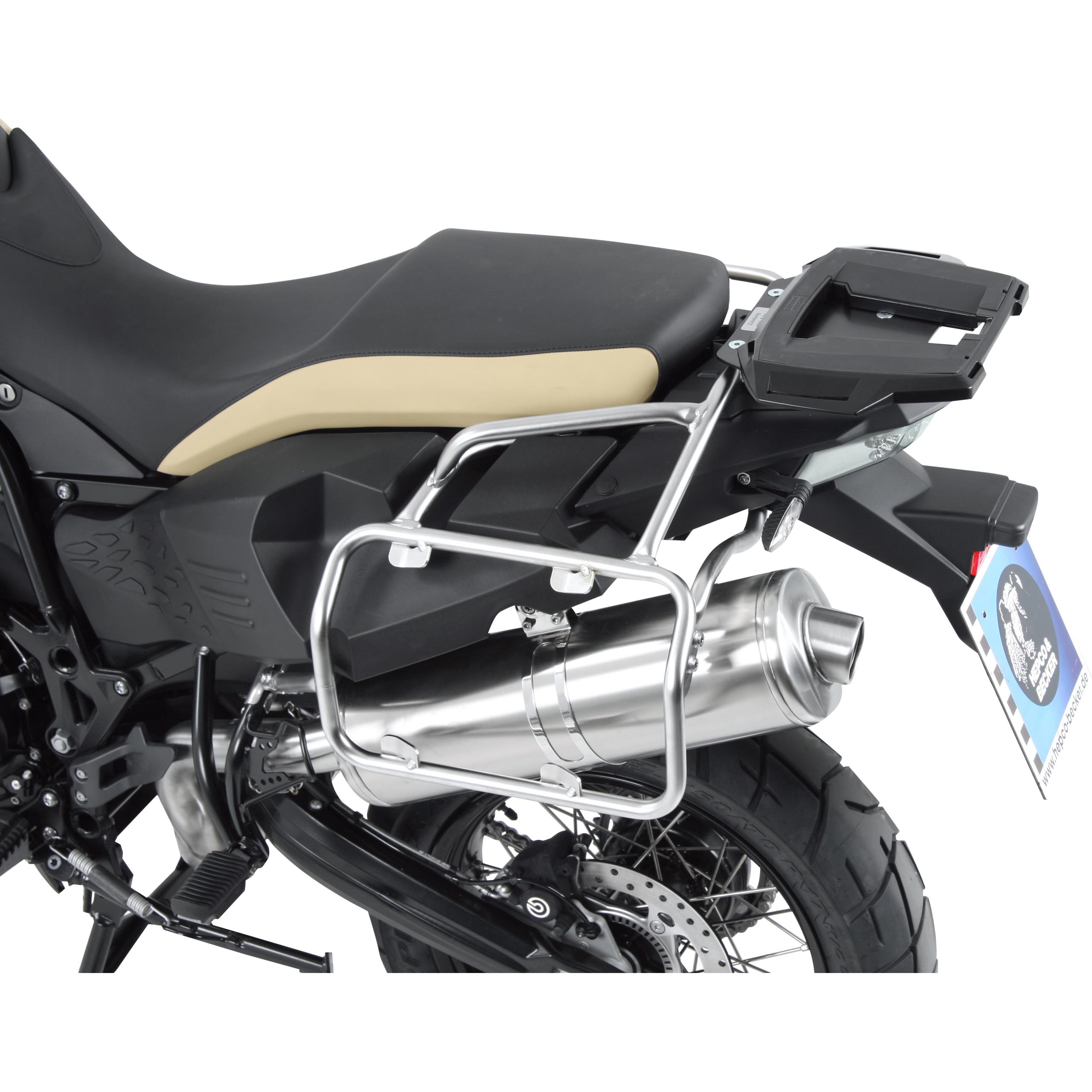 Hepco & Becker Alurack Gepäckbrücke schwarz für BMW F 800 GS Adventure - Motorradzubehör - Motorradgepäck