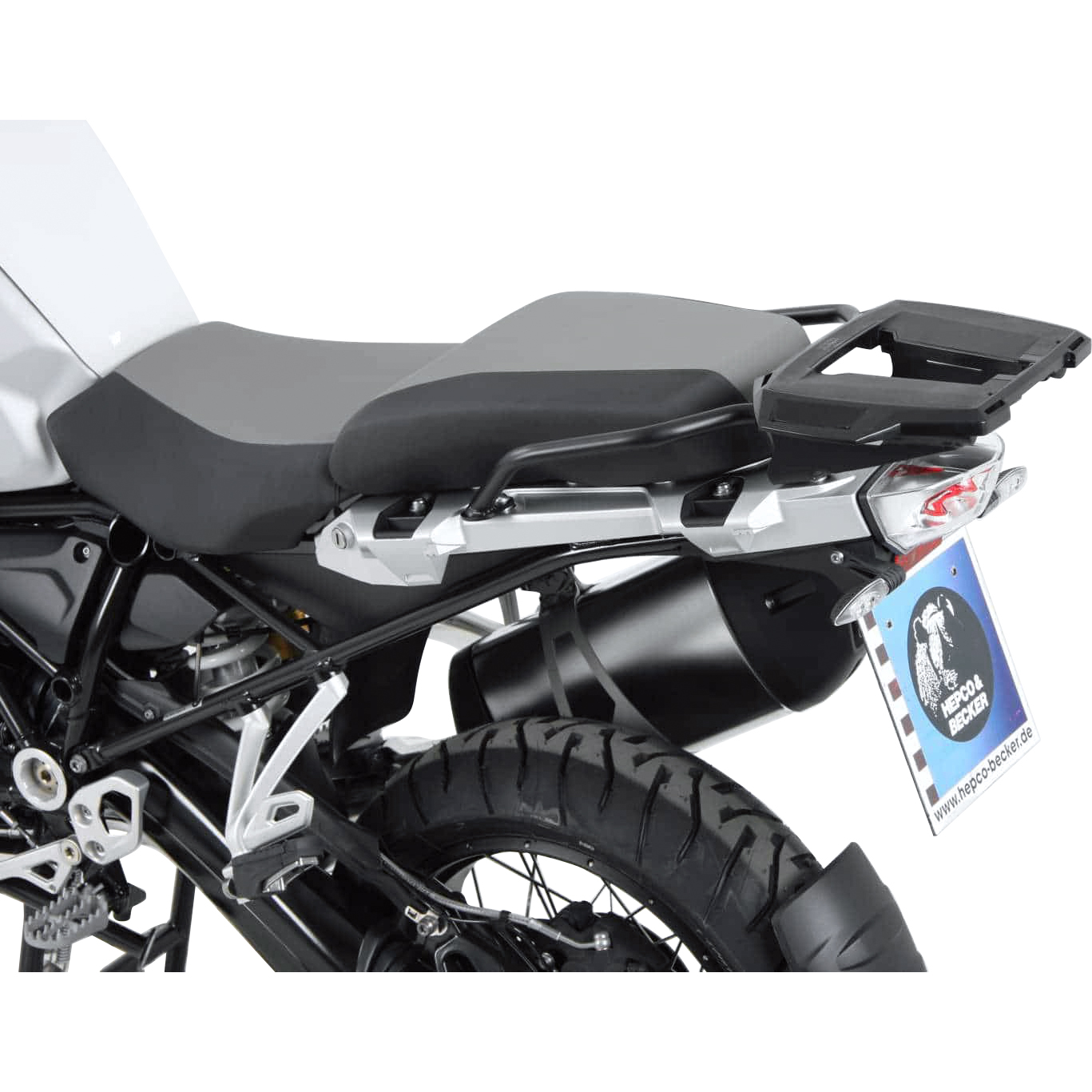Hepco & Becker Alurack Gepäckbrücke schwarz für BMW R 1200 GS LC Adventure - Motorradzubehör - Motorradgepäck