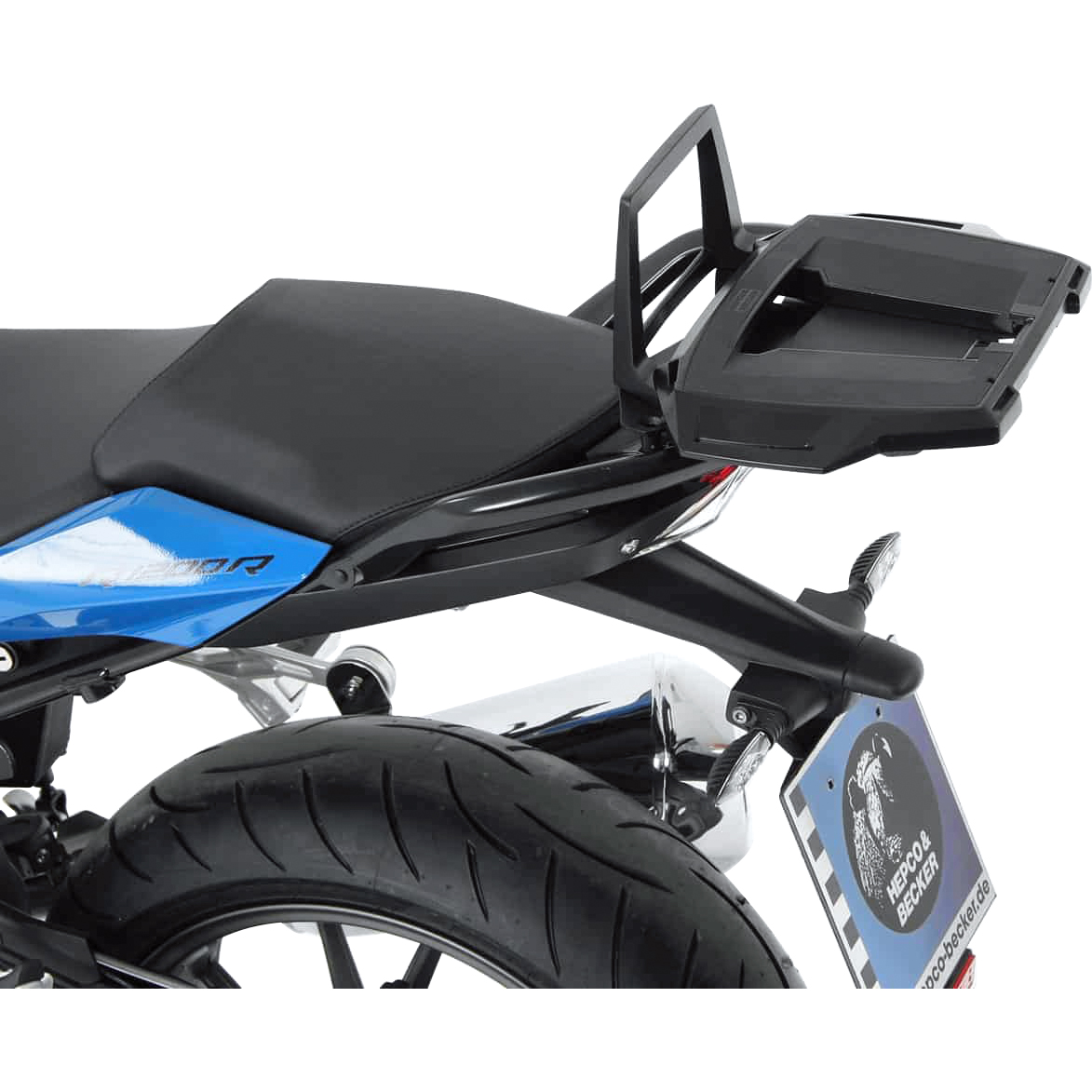 Hepco & Becker Alurack Gepäckbrücke schwarz für BMW R 1200 R LC mit OEM TC- - Motorradzubehör - Motorradgepäck
