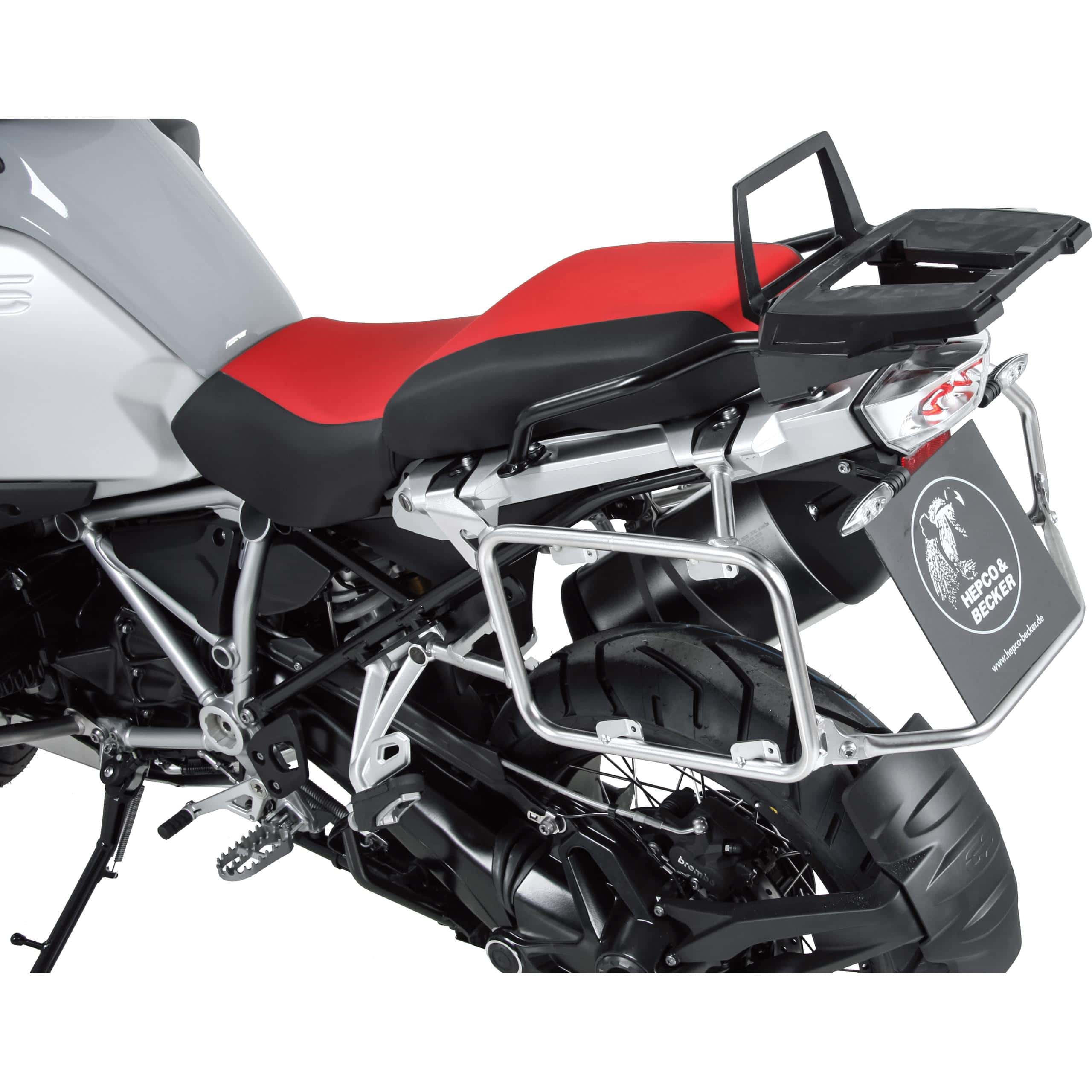 Hepco & Becker Alurack Gepäckbrücke schwarz für BMW R 1250 GS Adventure - Motorradzubehör - Motorradgepäck