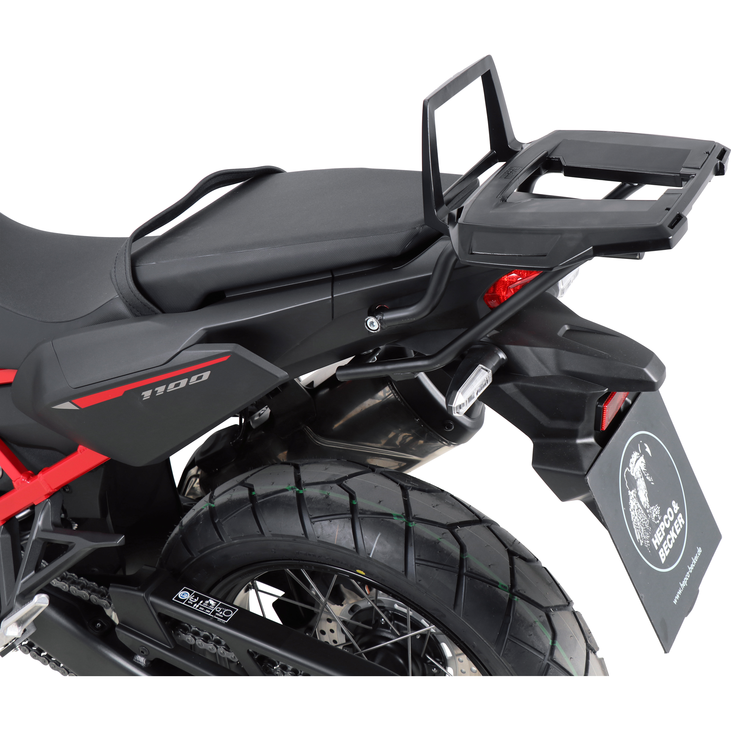 Hepco & Becker Alurack Gepäckbrücke schwarz für CRF 1100 Africa Twin 20-21 - Motorradzubehör - Motorradgepäck