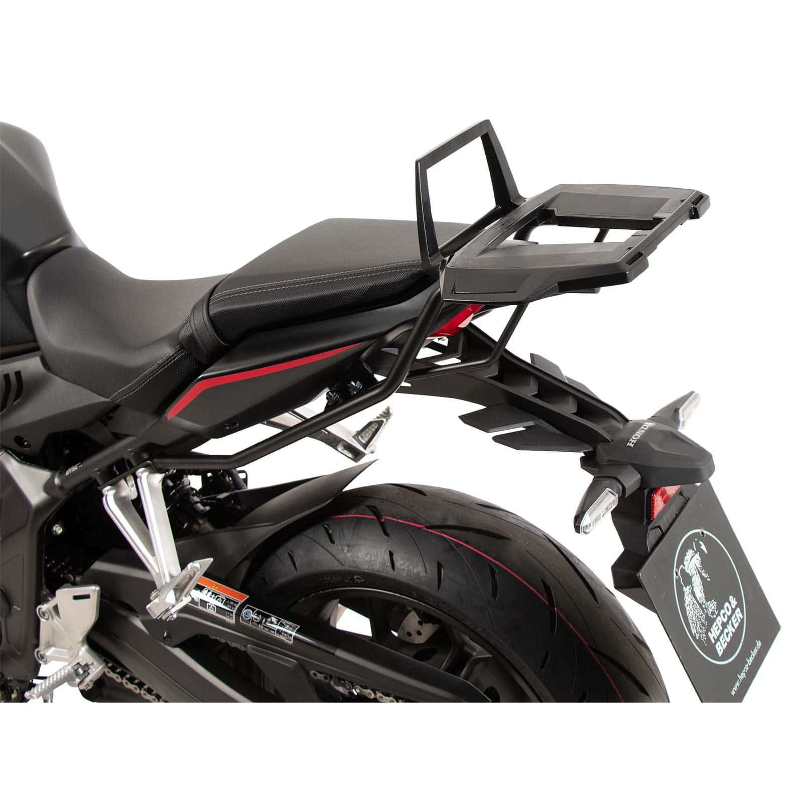 Hepco & Becker Alurack Gepäckbrücke schwarz für Honda CBR 650 R 2024- - Motorradzubehör - Motorradgepäck