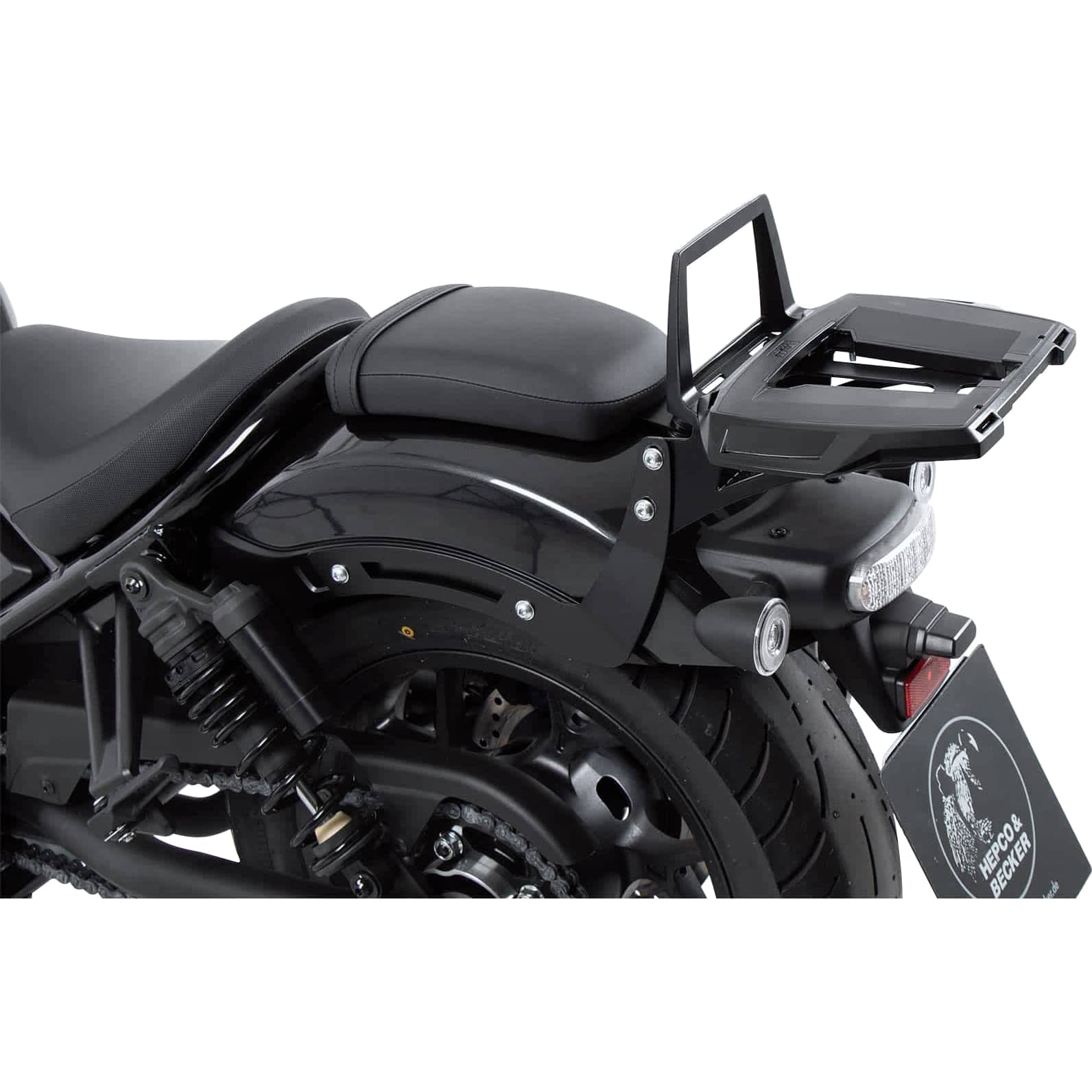 Hepco & Becker Alurack Gepäckbrücke schwarz für Honda CMX 1100 Rebel - Motorradzubehör - Motorradgepäck