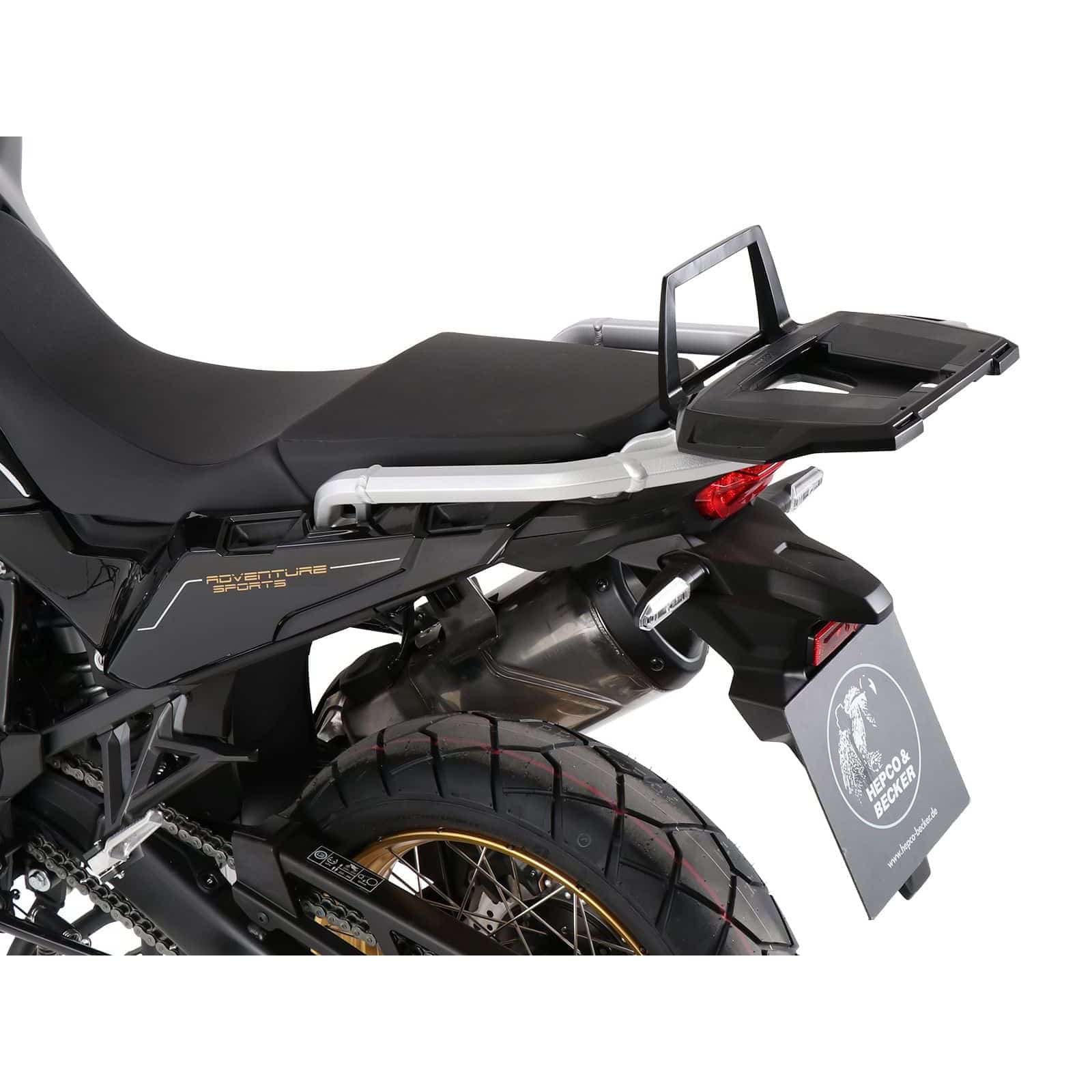 Hepco & Becker Alurack Gepäckbrücke schwarz für Honda CRF 1100 Africa Twin - Motorradzubehör - Motorradgepäck