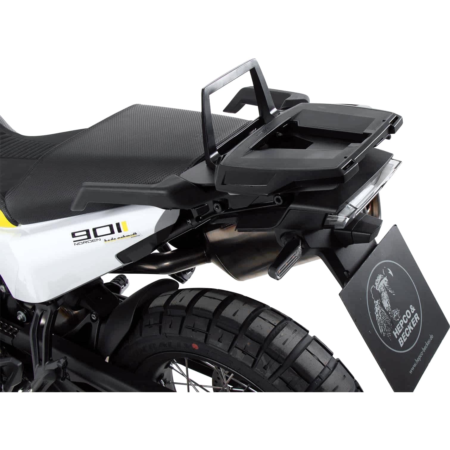 Hepco & Becker Alurack Gepäckbrücke schwarz für Husqvarna Norden 901 - Motorradzubehör - Motorradgepäck