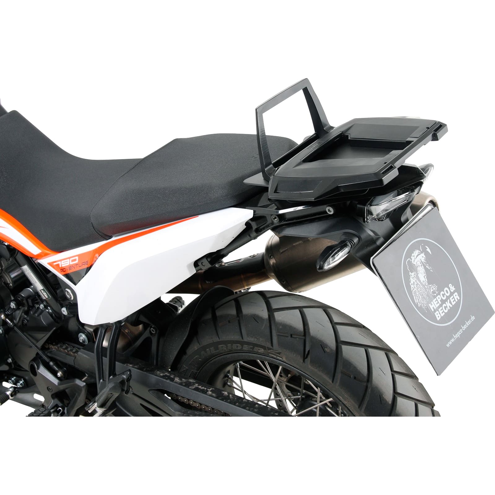 Hepco & Becker Alurack Gepäckbrücke schwarz für KTM 790 Adventure - Motorradzubehör - Motorradgepäck