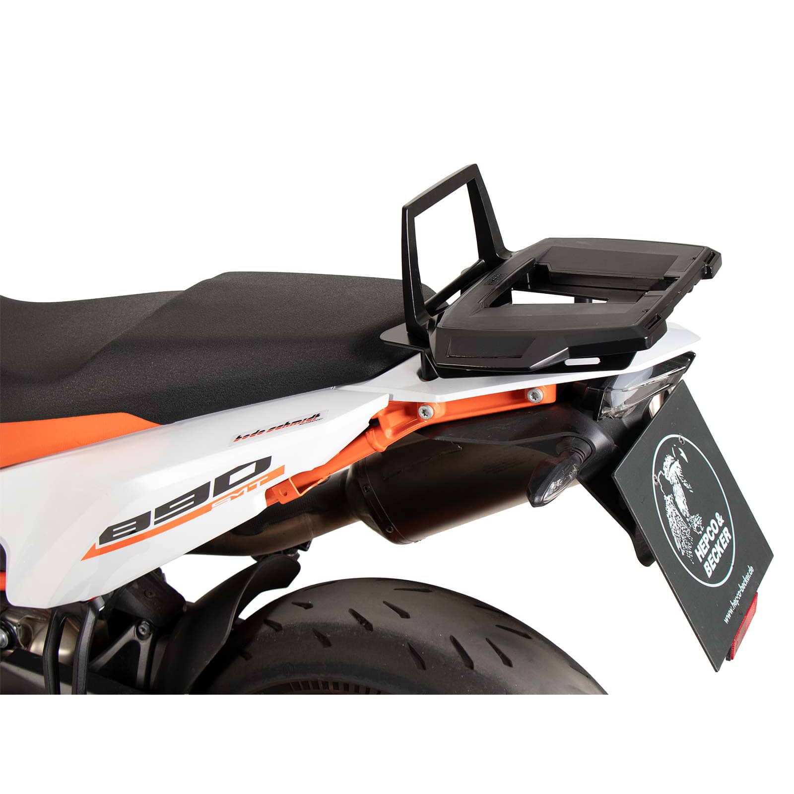 Hepco & Becker Alurack Gepäckbrücke schwarz für KTM 890 SMT - Motorradzubehör - Motorradgepäck