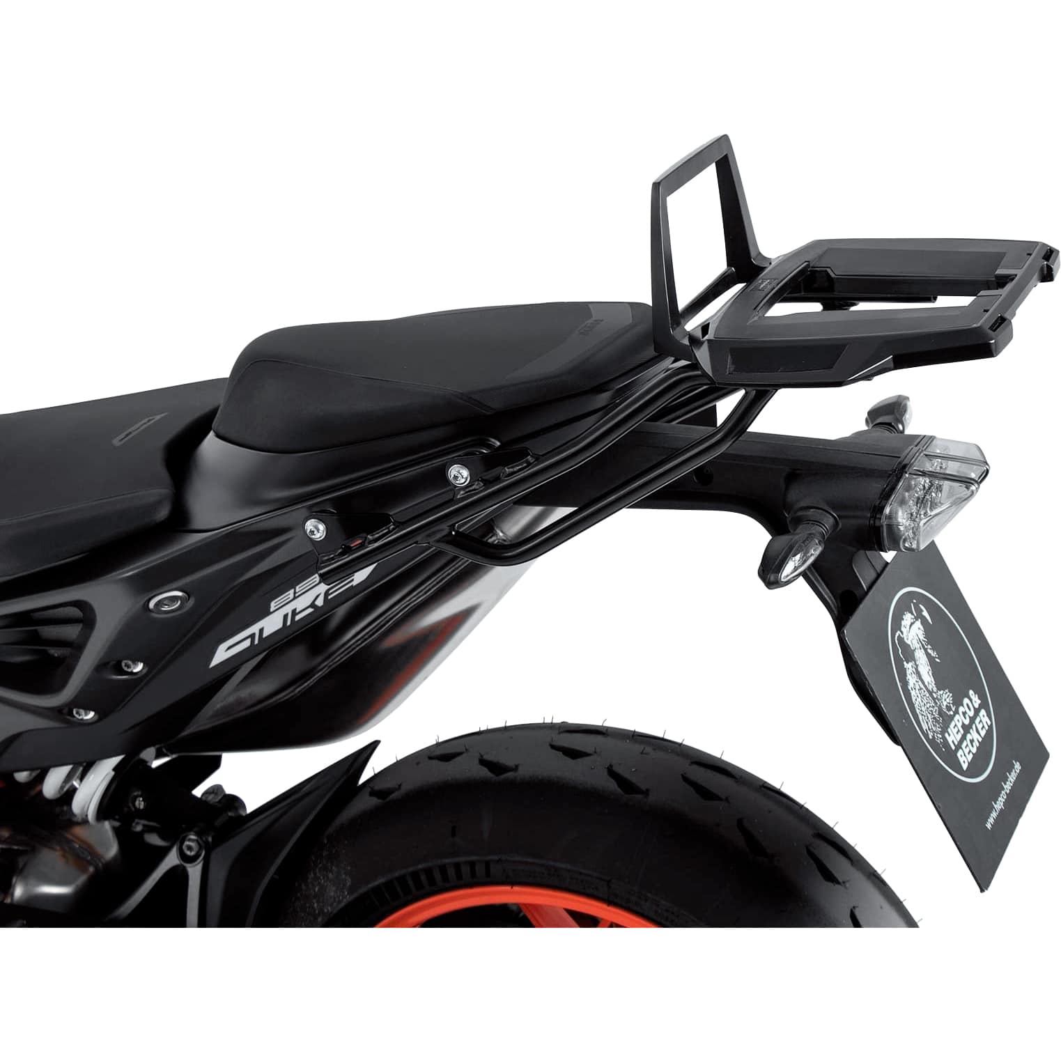Hepco & Becker Alurack Gepäckbrücke schwarz für KTM Duke 890 R - Motorradzubehör - Motorradgepäck