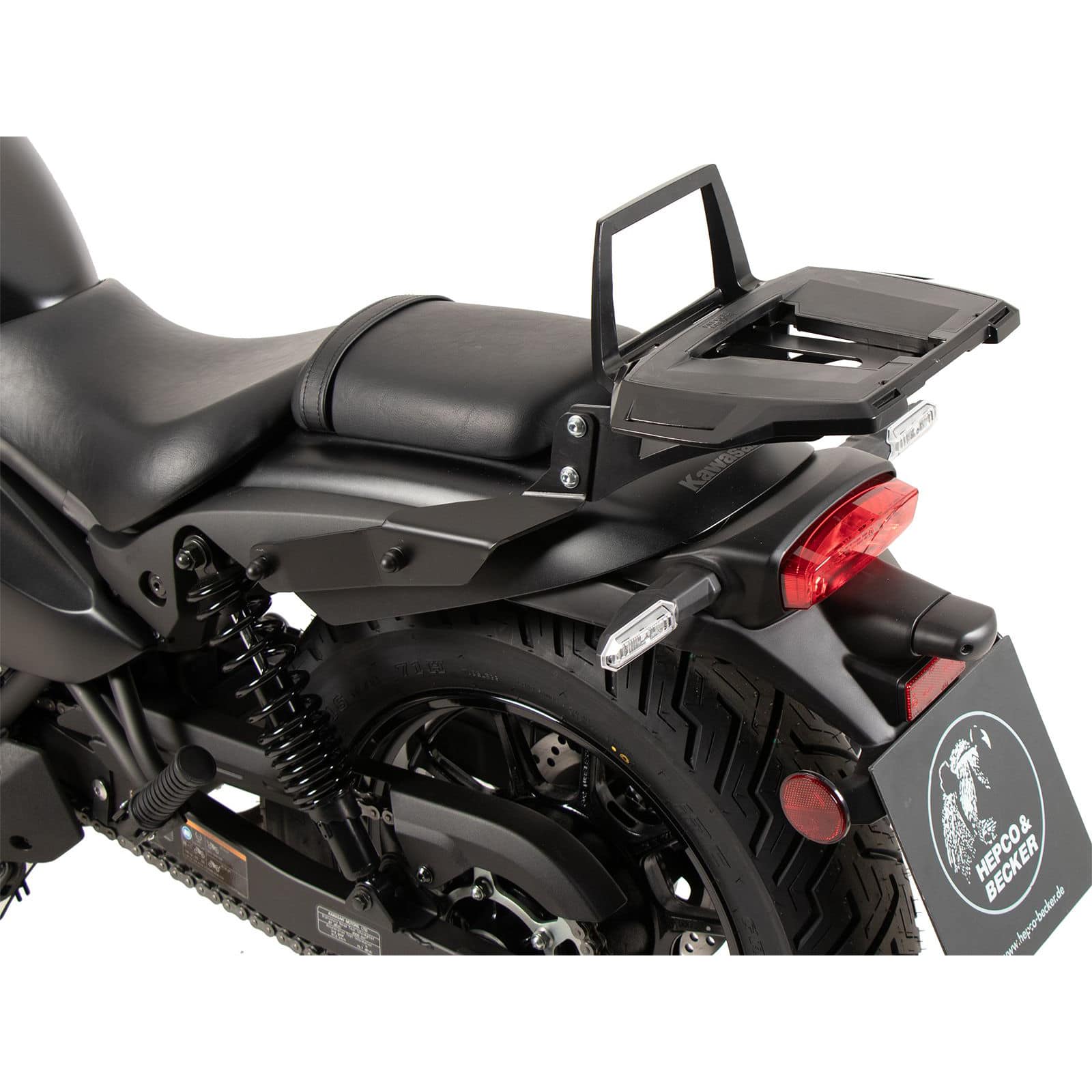 Hepco & Becker Alurack Gepäckbrücke schwarz für Kawasaki Eliminator 500 - Motorradzubehör - Motorradgepäck