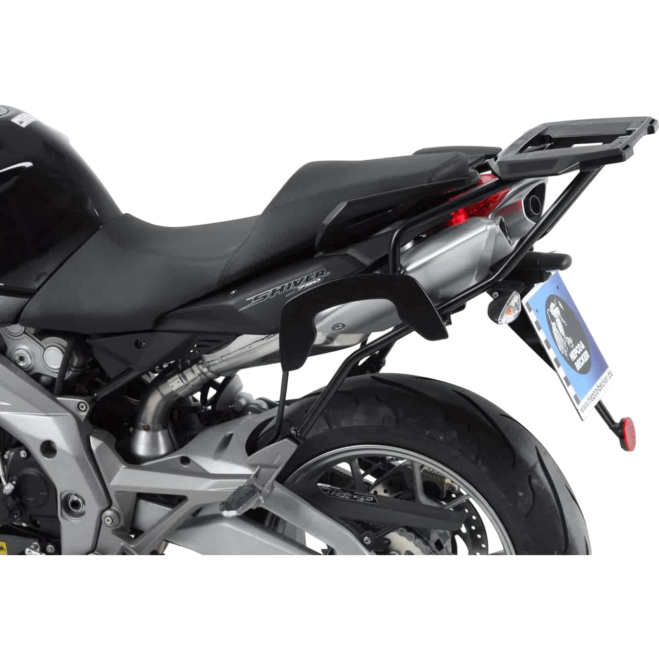 Hepco & Becker Alurack Gepäckbrücke schwarz für SL 750 Shiver 2007-2009 /GT - Motorradzubehör - Motorradgepäck