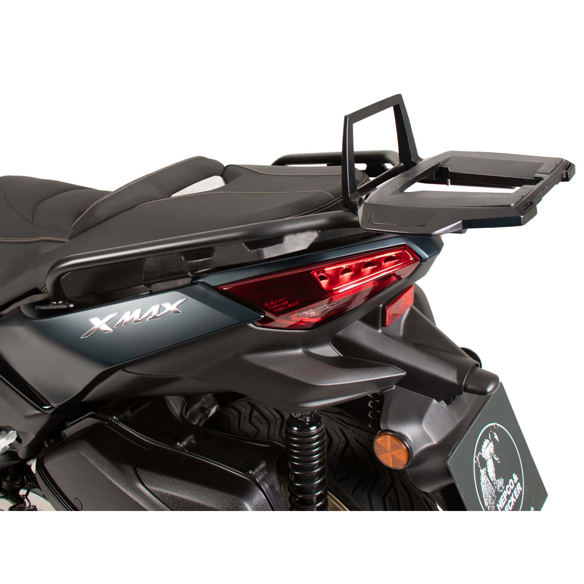 Hepco & Becker Alurack Gepäckbrücke schwarz für Yamaha Xmax 125/300 2023- - Motorradzubehör - Motorradgepäck