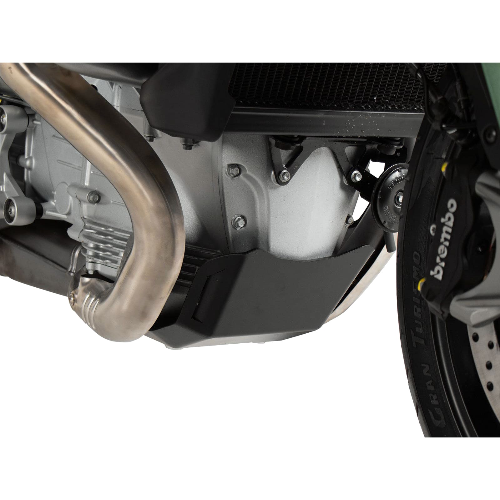 Hepco & Becker Bugspoiler Alu schwarz für Moto Guzzi V100 Mandello /S - Motorradteile & Ersatzteile - Verkleidungen & Abdeckungen