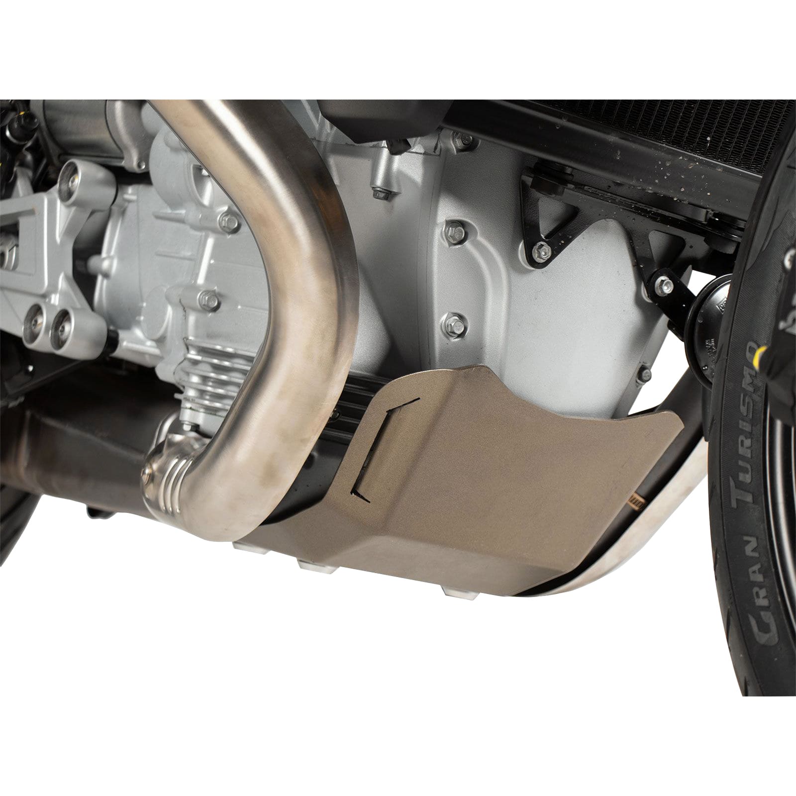 Hepco & Becker Bugspoiler Alu silber für Moto Guzzi V100 Mandello /S - Motorradteile & Ersatzteile - Verkleidungen & Abdeckungen
