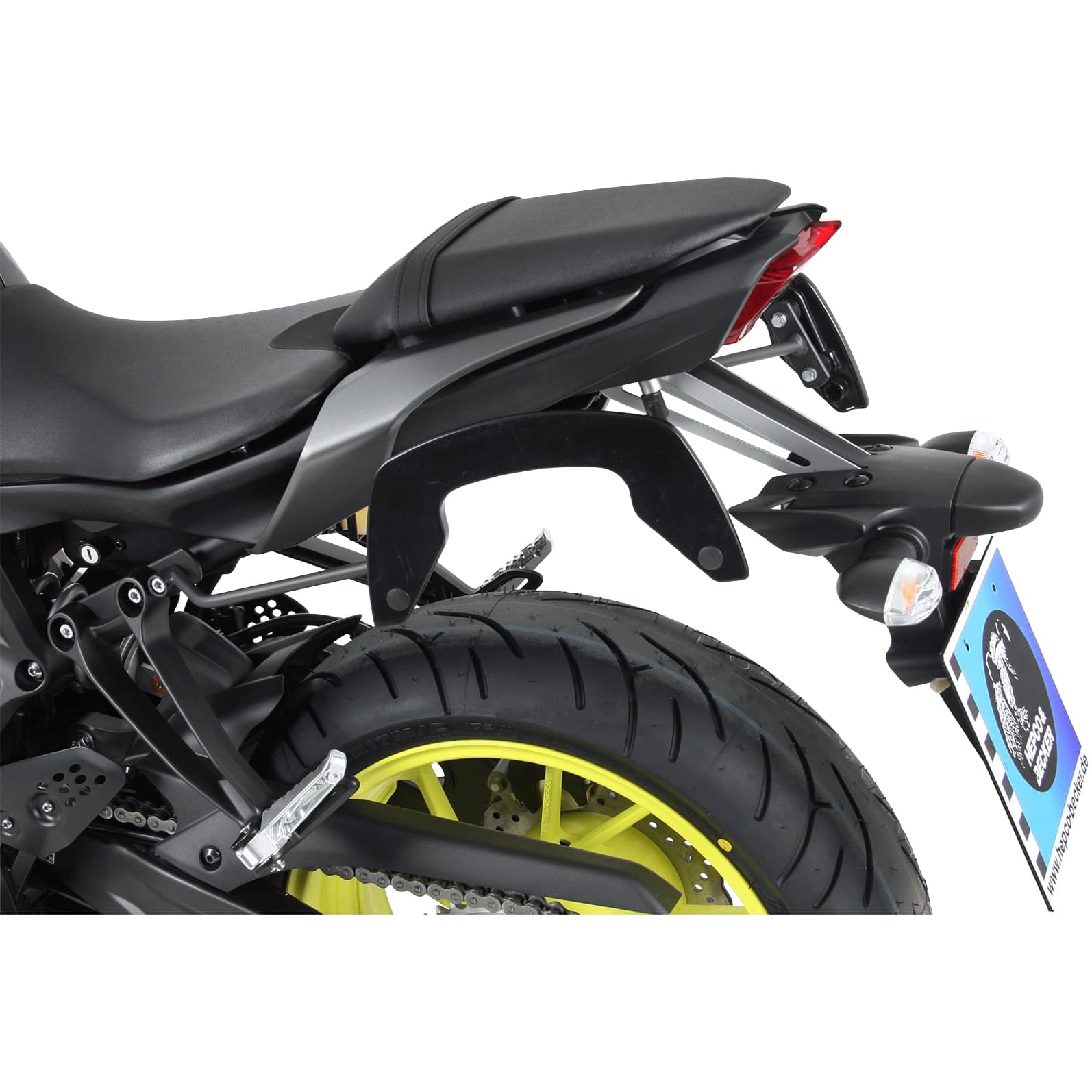 Hepco & Becker C-Bow Seitentaschenhalter anthrazit für MT-07 2021-2024 - Motorradzubehör - Motorradgepäck