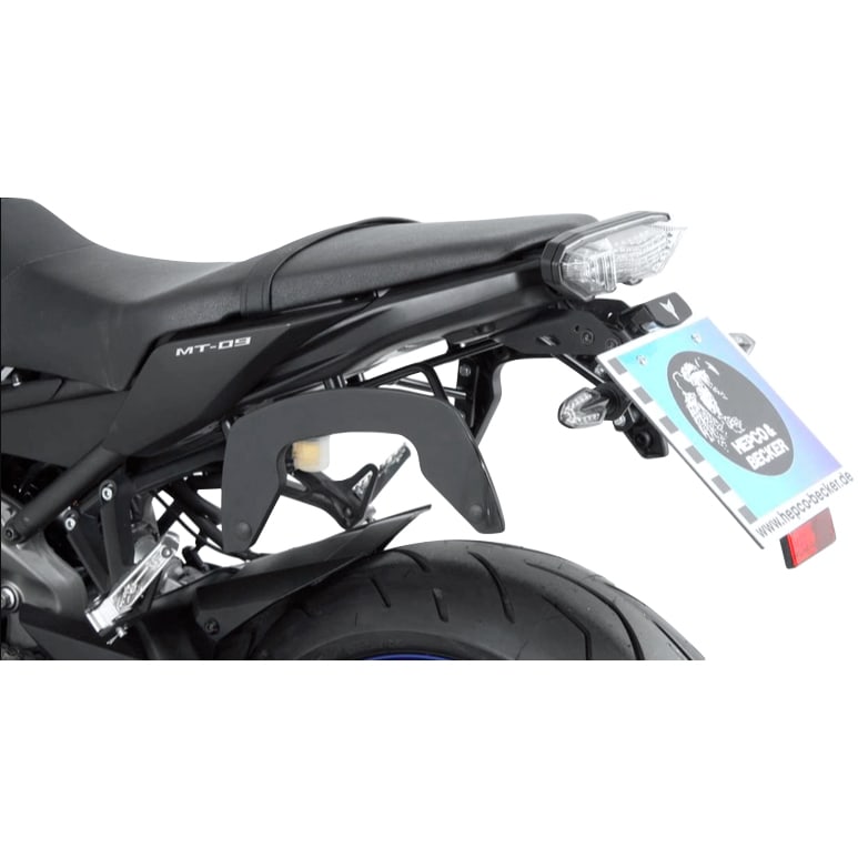 Hepco & Becker C-Bow Seitentaschenhalter anthrazit für MT-09 13-16 mit OEM - Motorradzubehör - Motorradgepäck