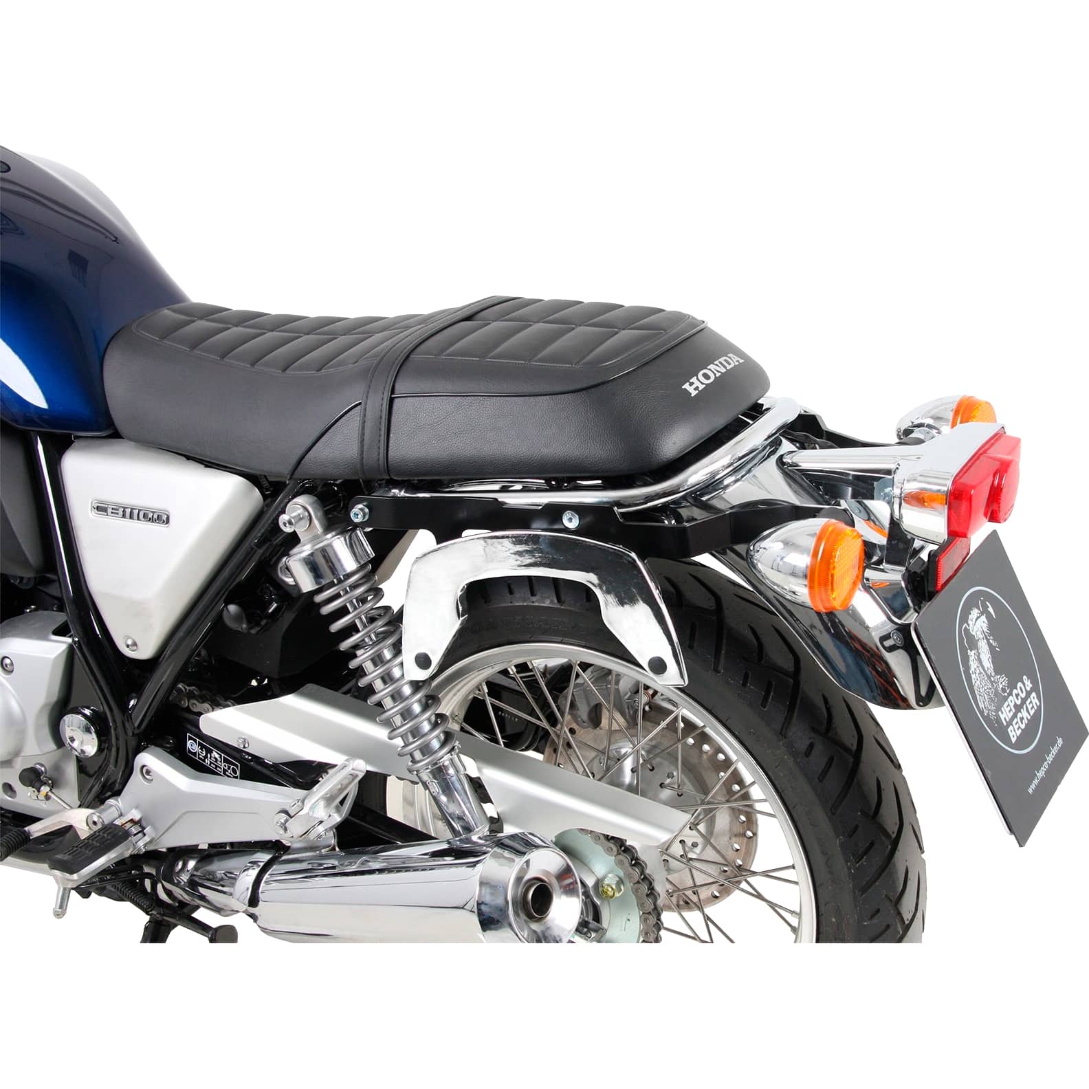 Hepco & Becker C-Bow Seitentaschenhalter chrom für Honda CB 1100 EX 2017- - Motorradzubehör - Motorradgepäck