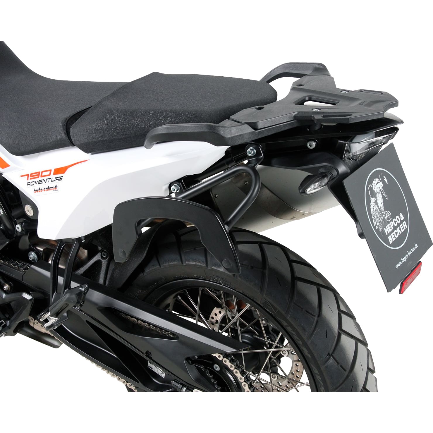 Hepco & Becker C-Bow Seitentaschenhalter schwarz für KTM 790 Adventure /R - Motorradzubehör - Motorradgepäck