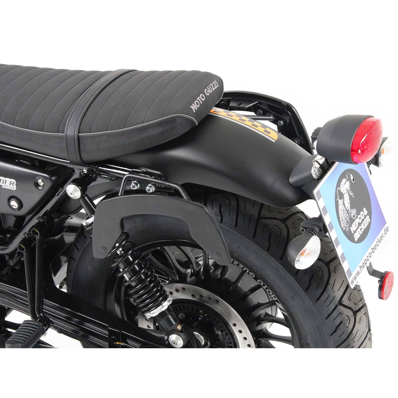 Hepco & Becker C-Bow Seitentaschenhalter schwarz für Moto Guzzi V9 Bobber 2 - Motorradzubehör - Motorradgepäck