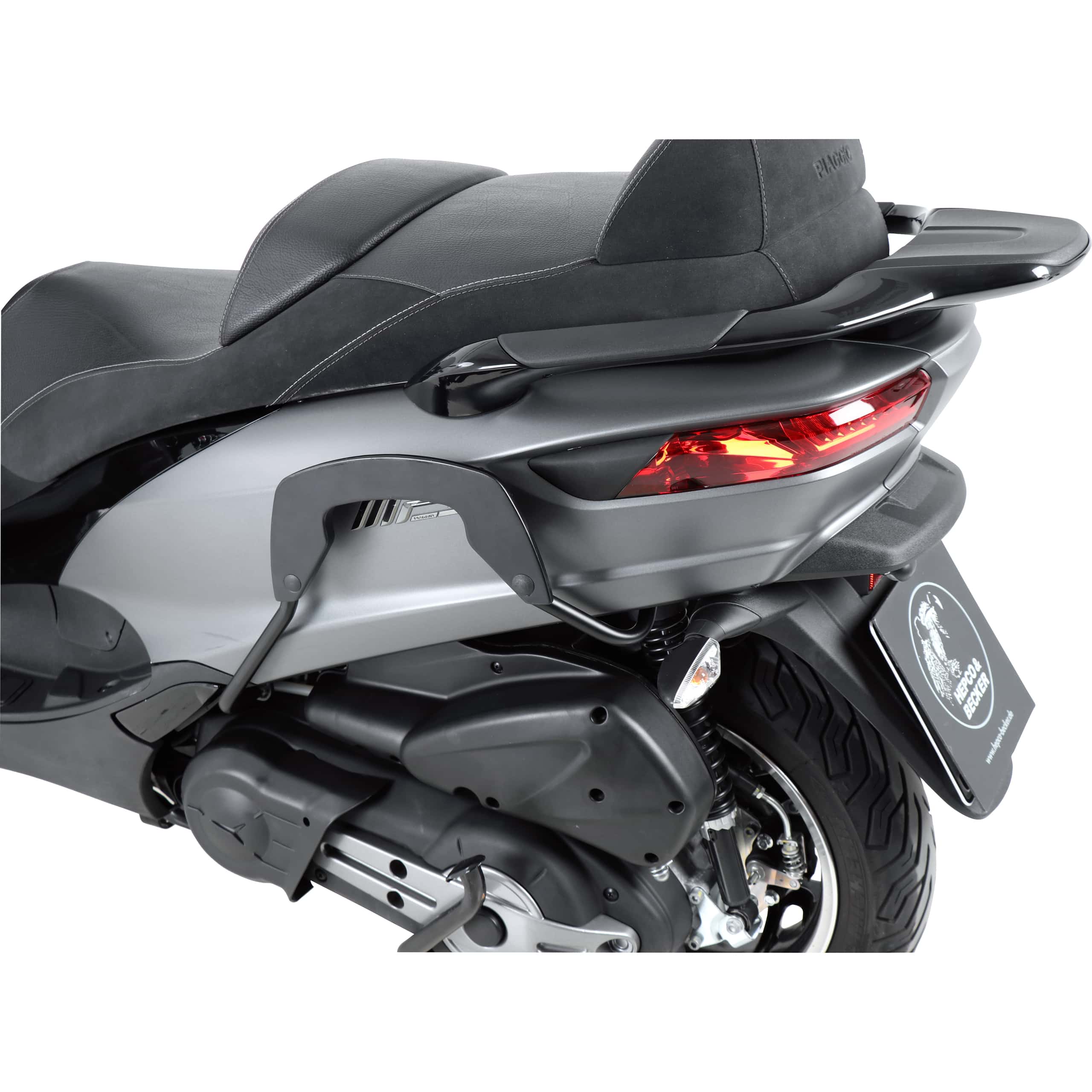 Hepco & Becker C-Bow Seitentaschenhalter schwarz für Piaggio MP3 500 2015- - Motorradzubehör - Motorradgepäck