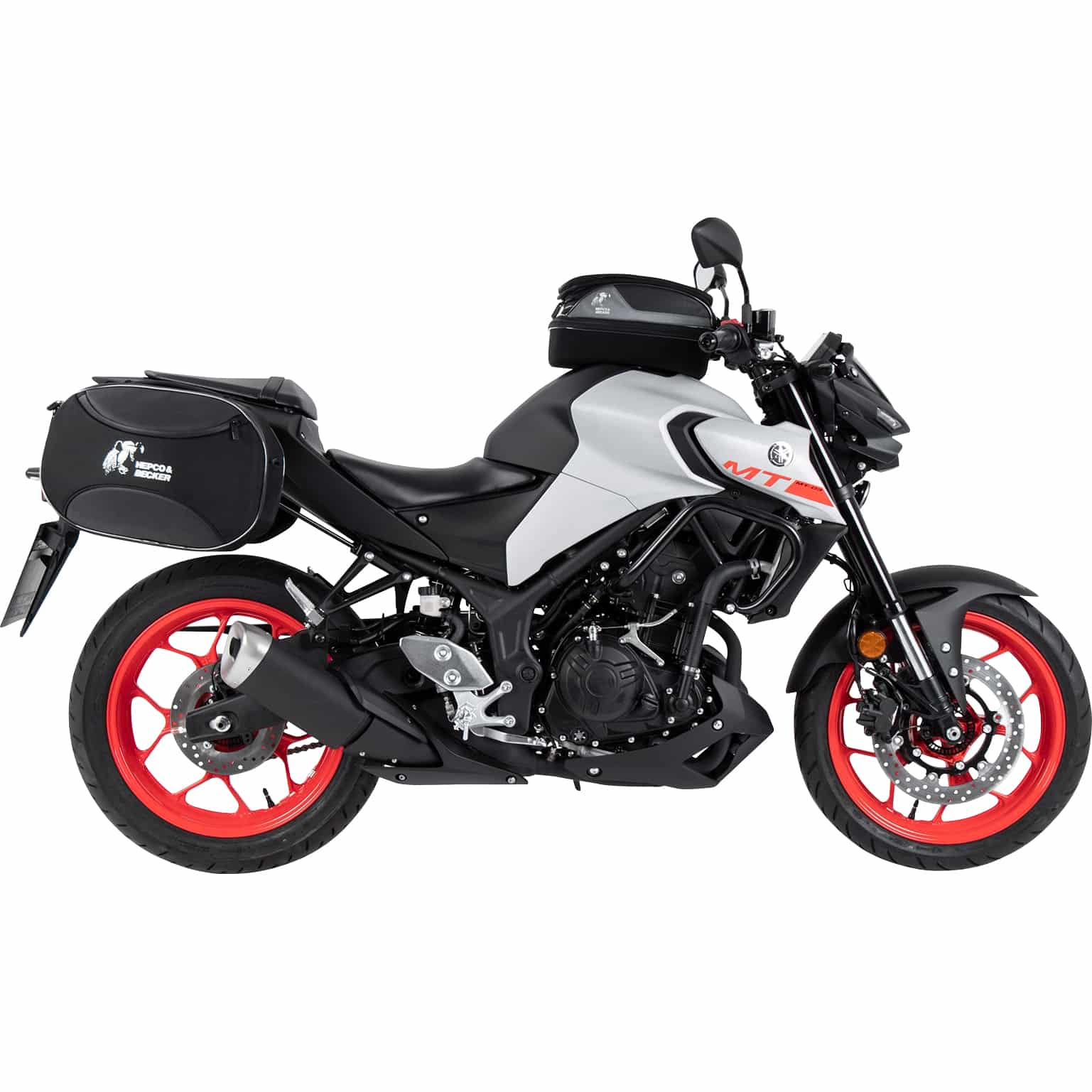 Hepco & Becker C-Bow Seitentaschenhalter schwarz für Yamaha MT-03 2020- - Motorradzubehör - Motorradgepäck
