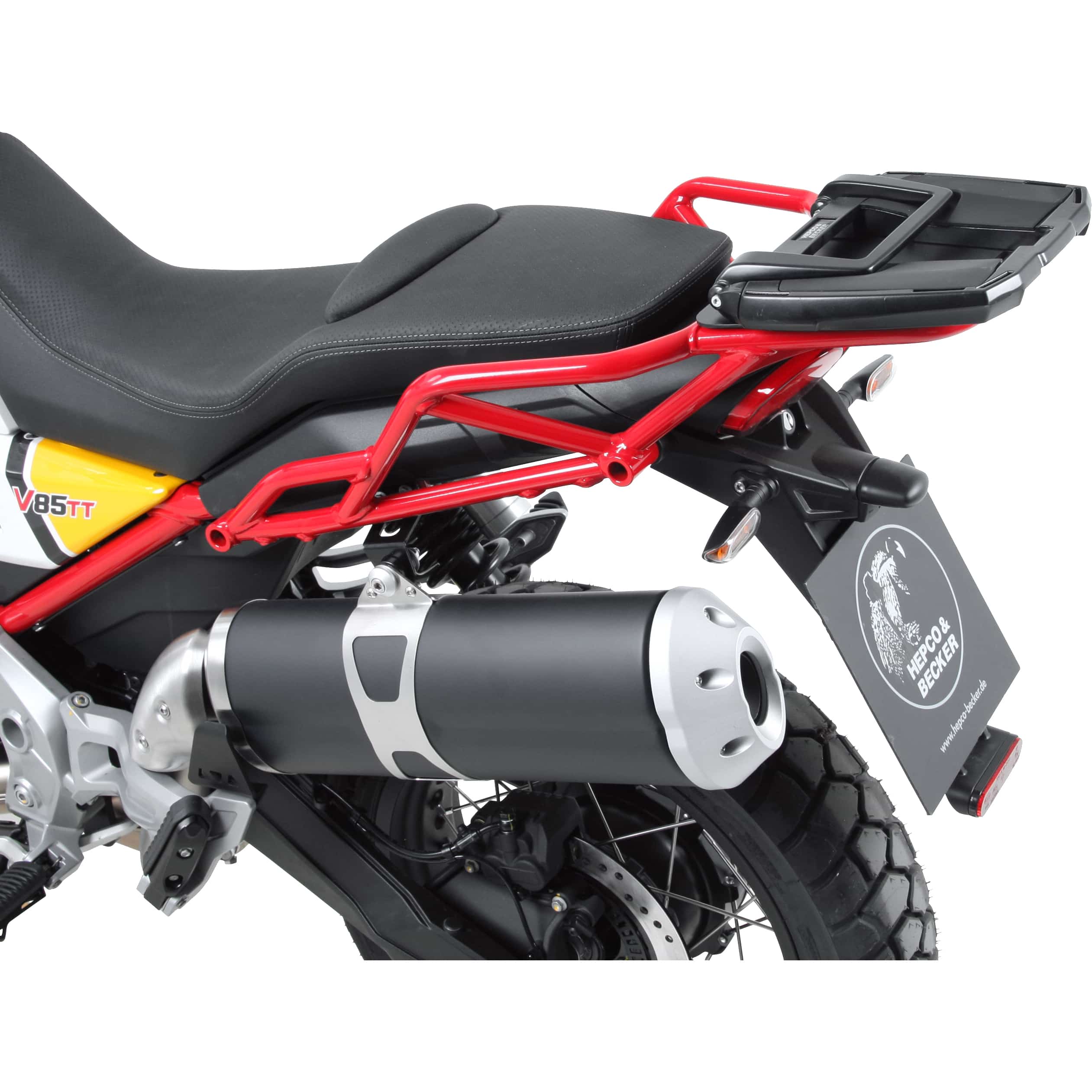 Hepco & Becker Easyrack Gepäckträger schwarz für Guzzi V85 TT 2019-2023 - Motorradzubehör - Motorradgepäck