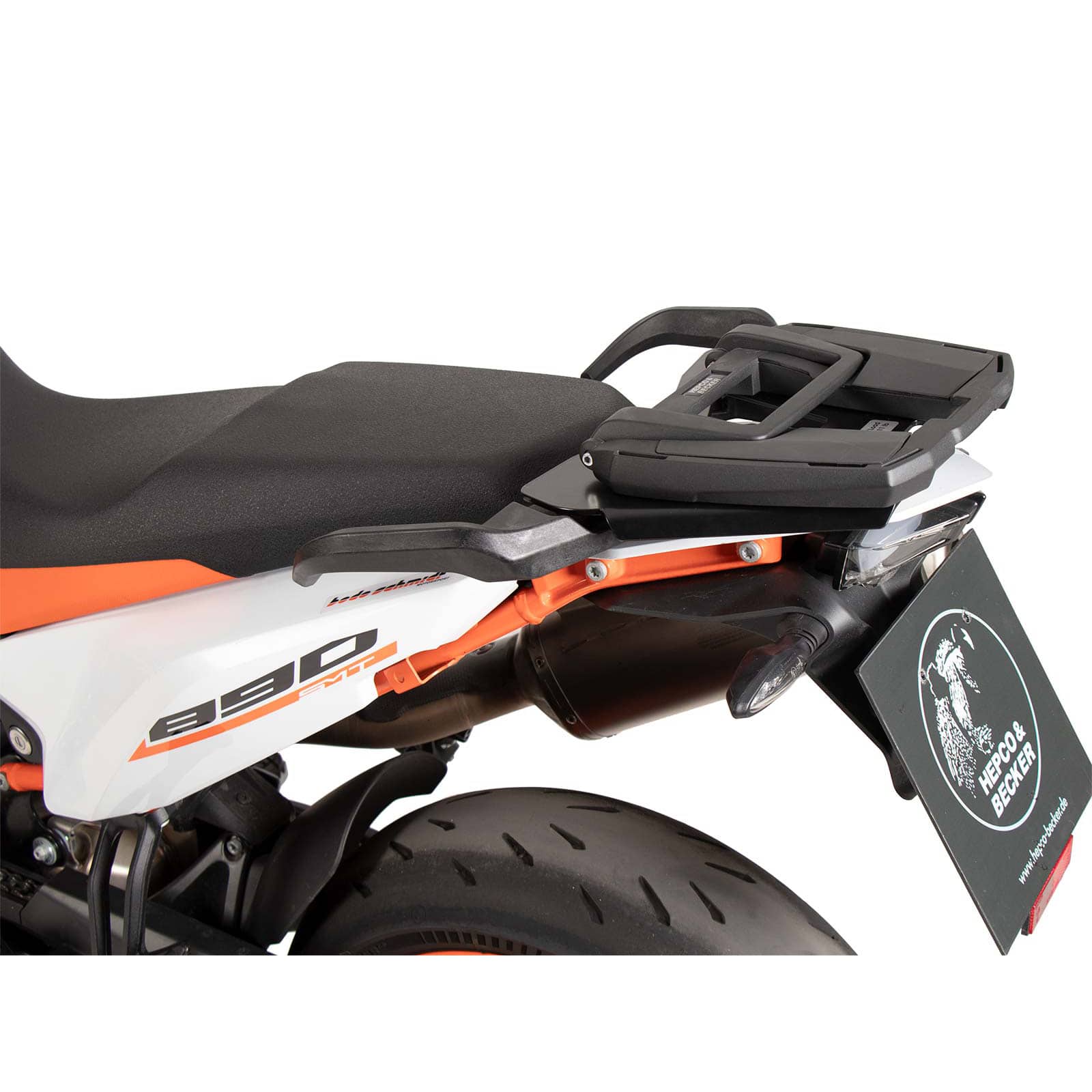 Hepco & Becker Easyrack Gepäckträger schwarz für KTM 890 SMT mit OEM - Motorradzubehör - Motorradgepäck