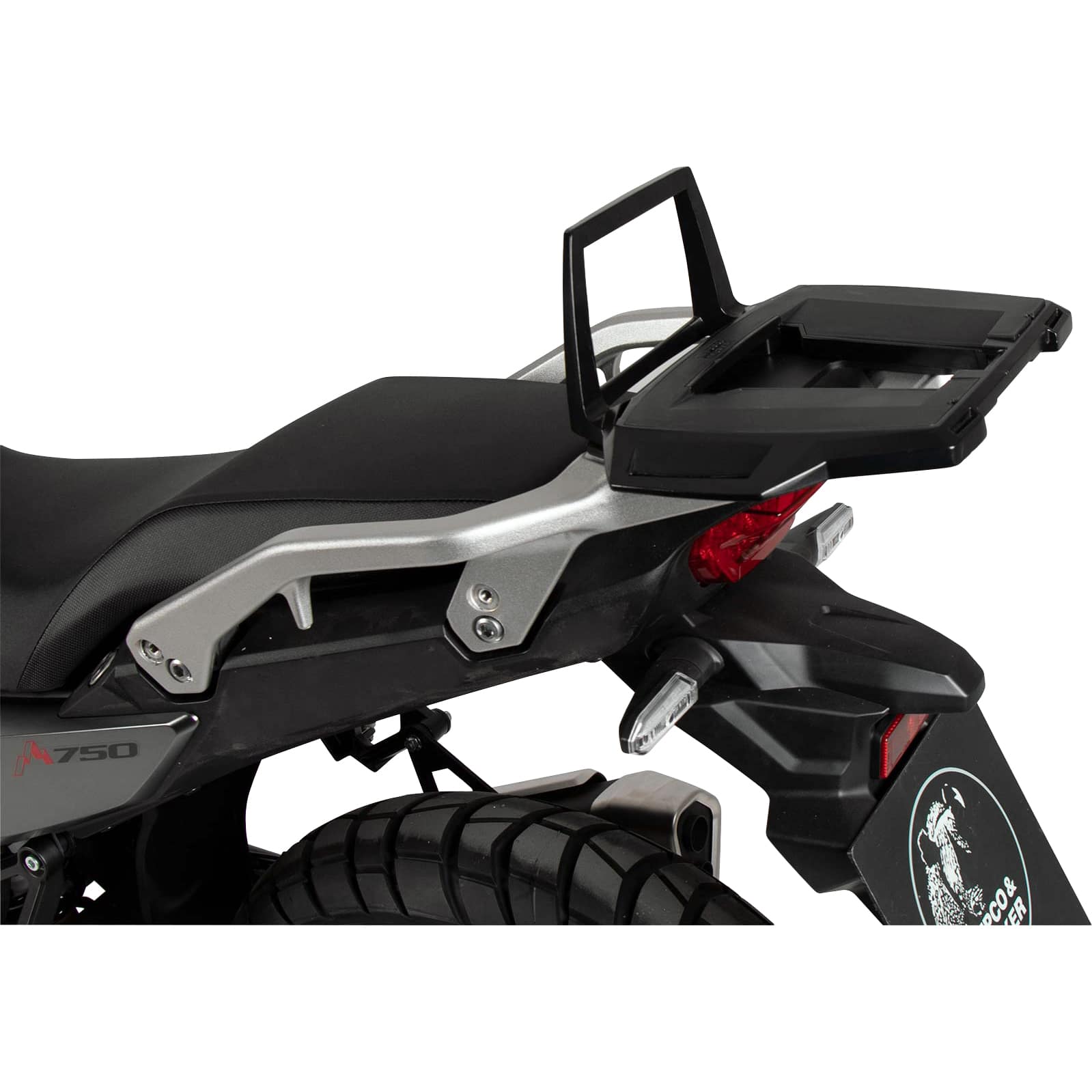 Hepco & Becker Gepäckbrücke Alurack schwarz für XL 750 Transalp 2023-2024 - Motorradzubehör - Motorradgepäck