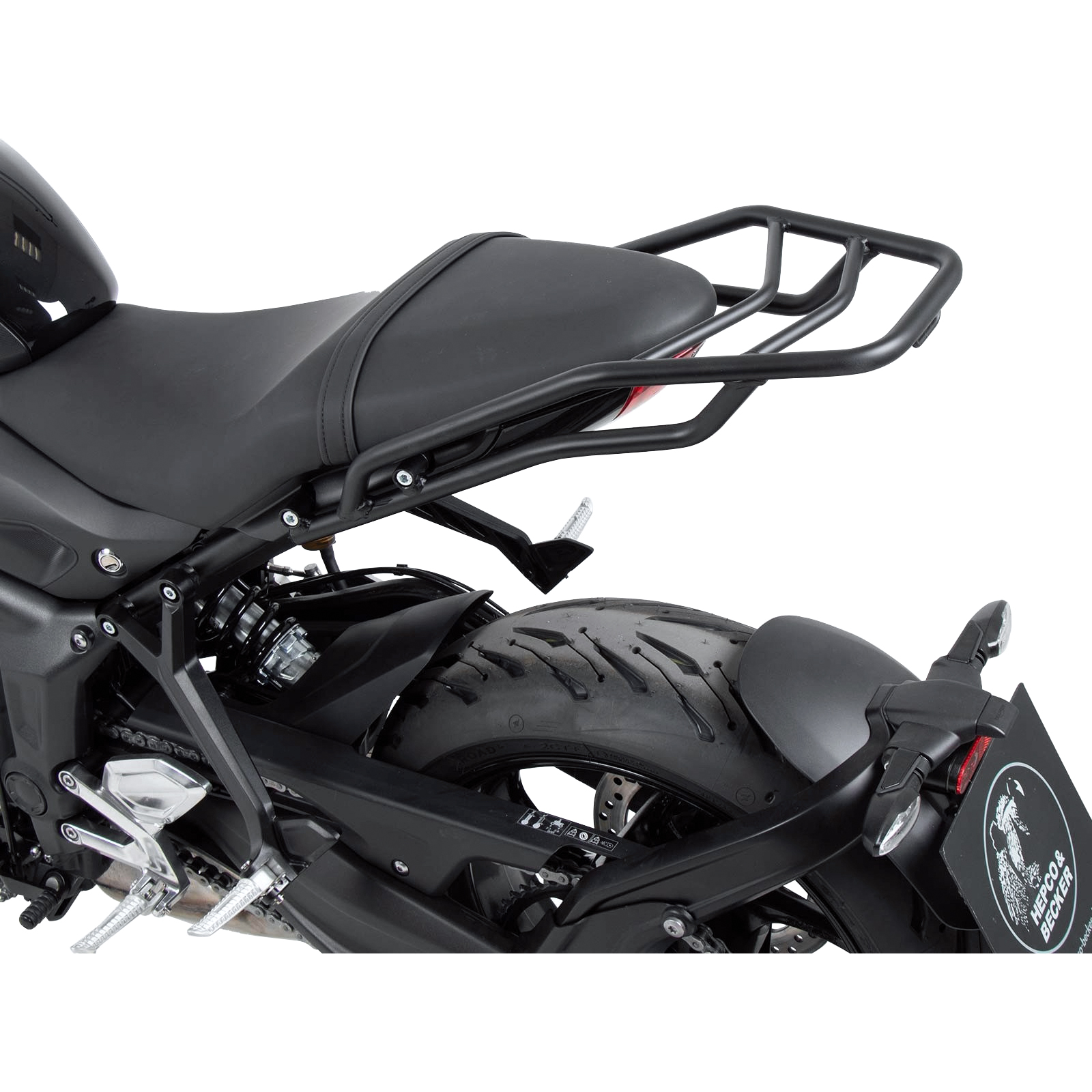Hepco & Becker Gepäckbrücke Rohr schwarz für Triumph Trident 660 2021-2024 - Motorradzubehör - Motorradgepäck