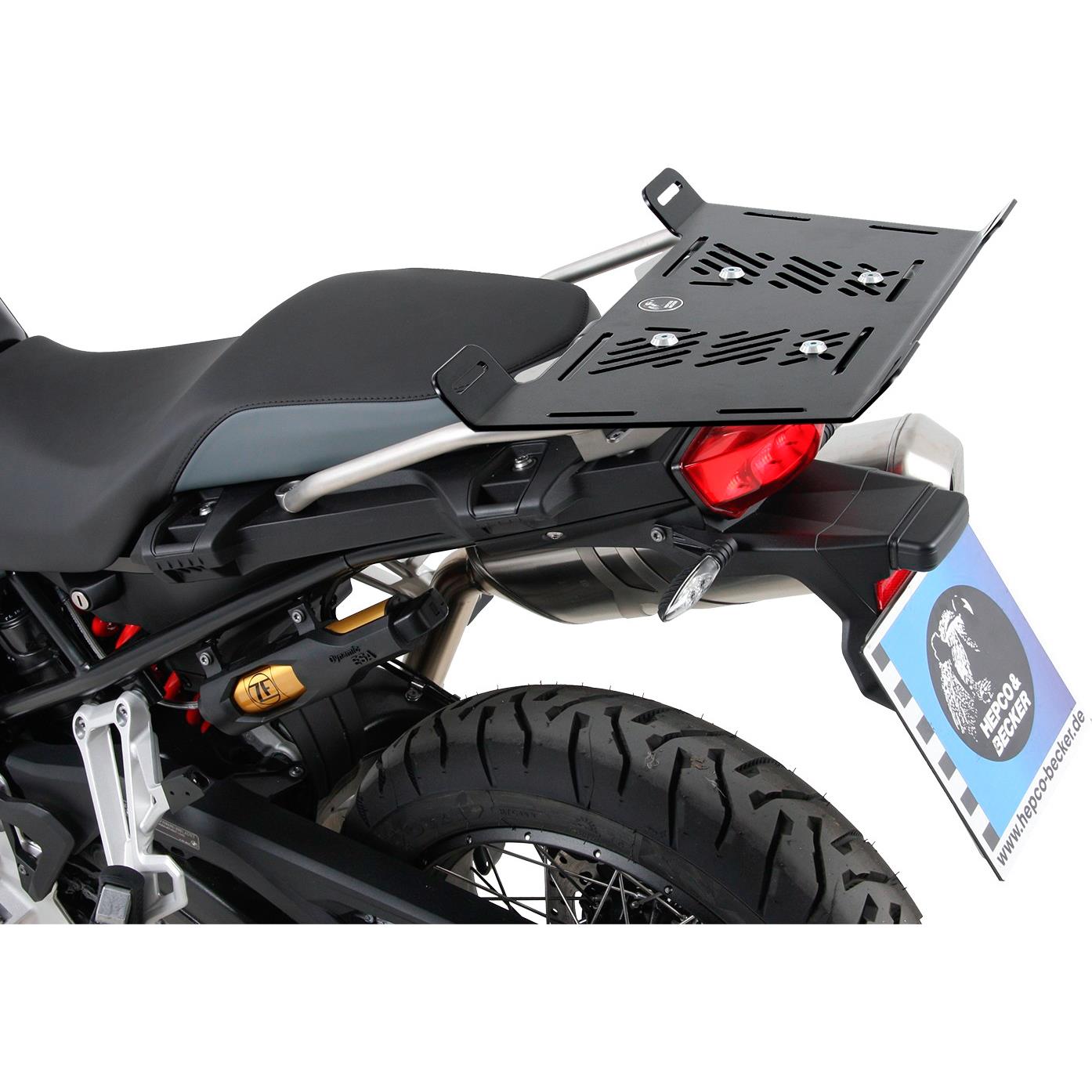 Hepco & Becker Gepäckbrückenverbreiterung für BMW F 750 GS mit OEM Träger - Motorradzubehör - Motorradgepäck