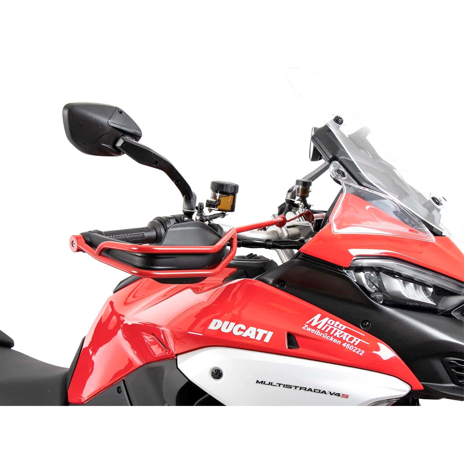 Hepco & Becker Griffschutzbügelpaar rot für Ducati Multistrada V4 2025- - Motorradteile & Ersatzteile - Lenker