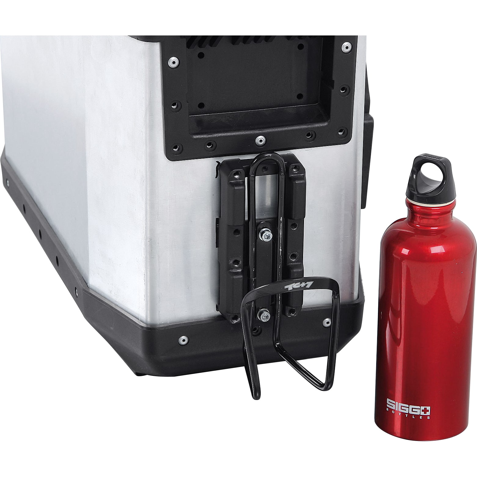 Hepco & Becker Halteset für Trinkflasche an Alu Koffer/Topcase 740004 - Motorradzubehör - Motorradgepäck